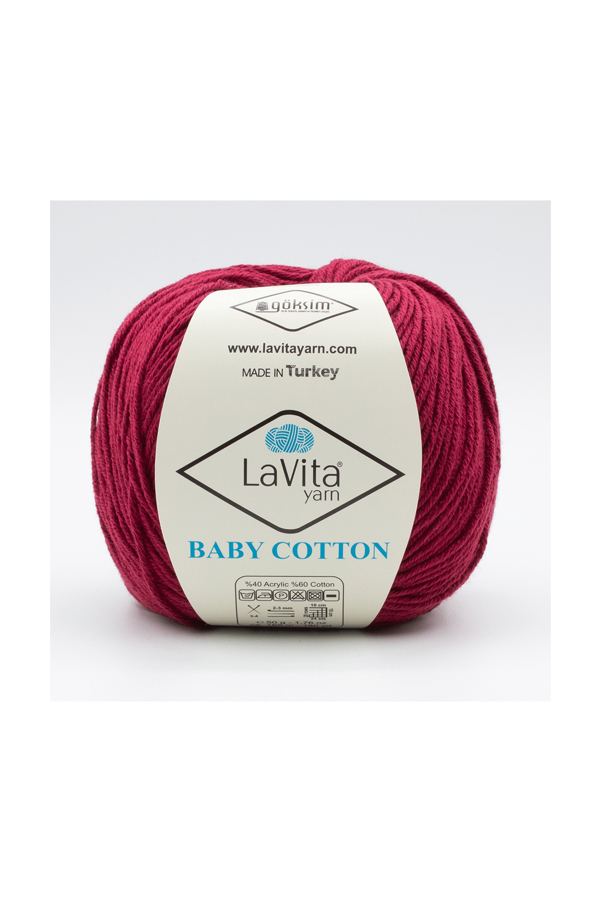 Baby Cotton Amigurumi Ve El Örgü Ipi %40 Akrilik %60 Cotton 50gr (3208 PETROL BORDO)