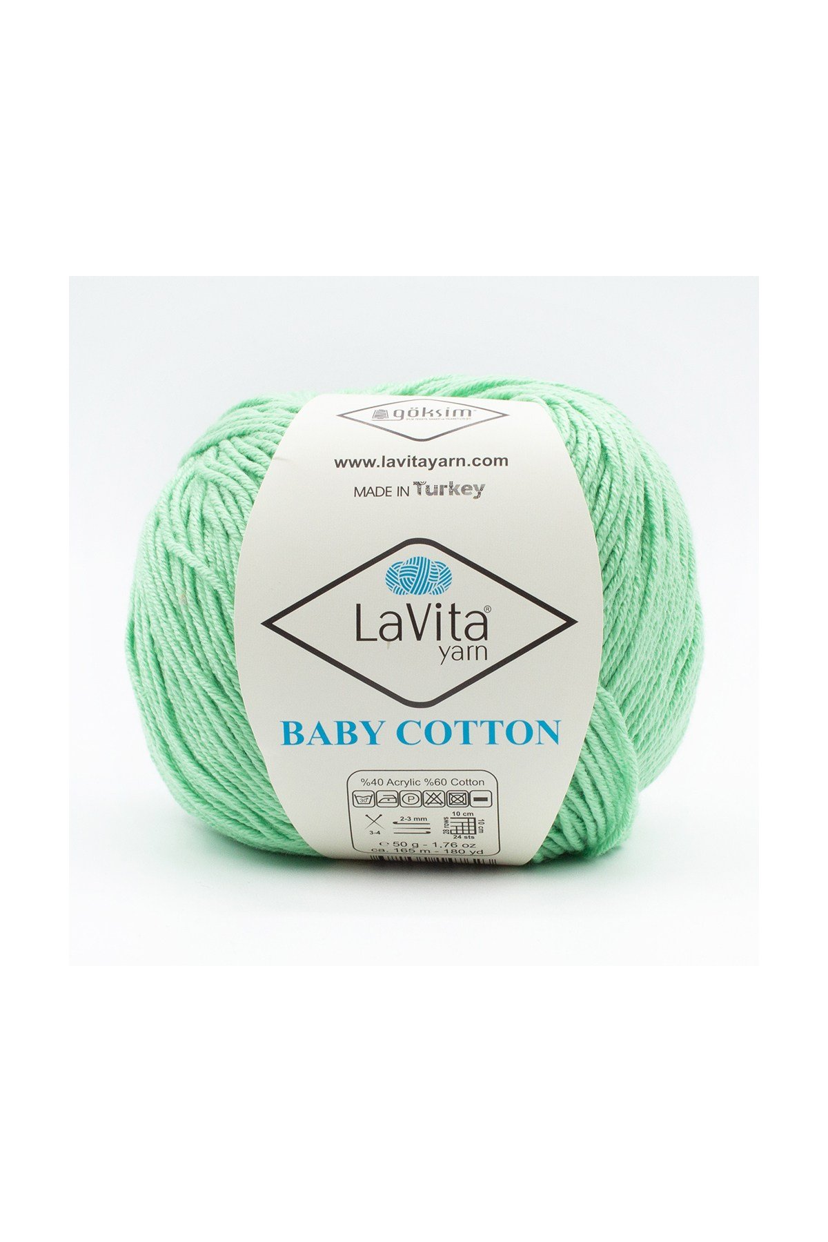 Baby Cotton Amigurumi Ve El Örgü Ipi %40 Akrilik %60 Cotton 50gr (8116 NİL YEŞİLİ)
