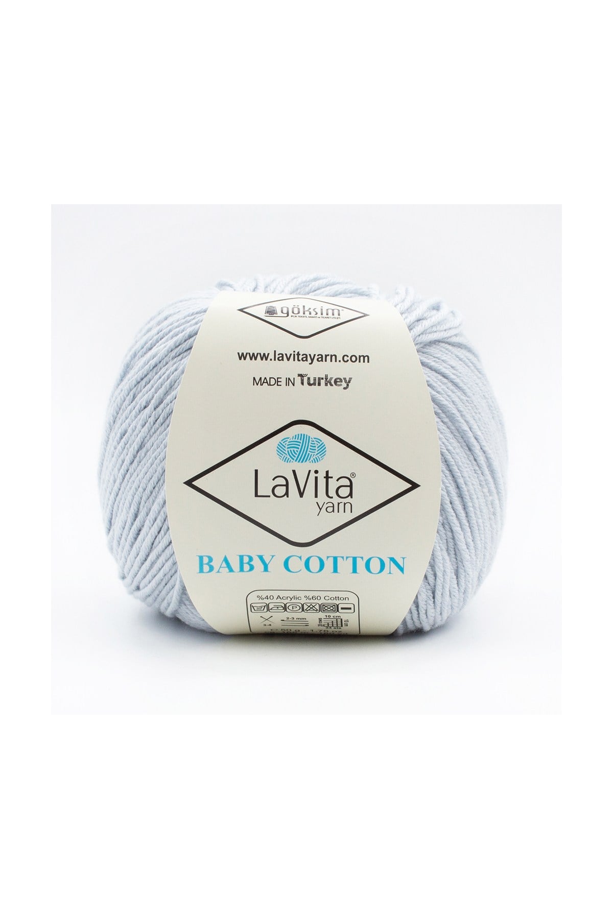 Baby Cotton Amigurumi Ve El Örgü İpi %40 Akrilik %60 Cotton 50gr (5014 BUZ)