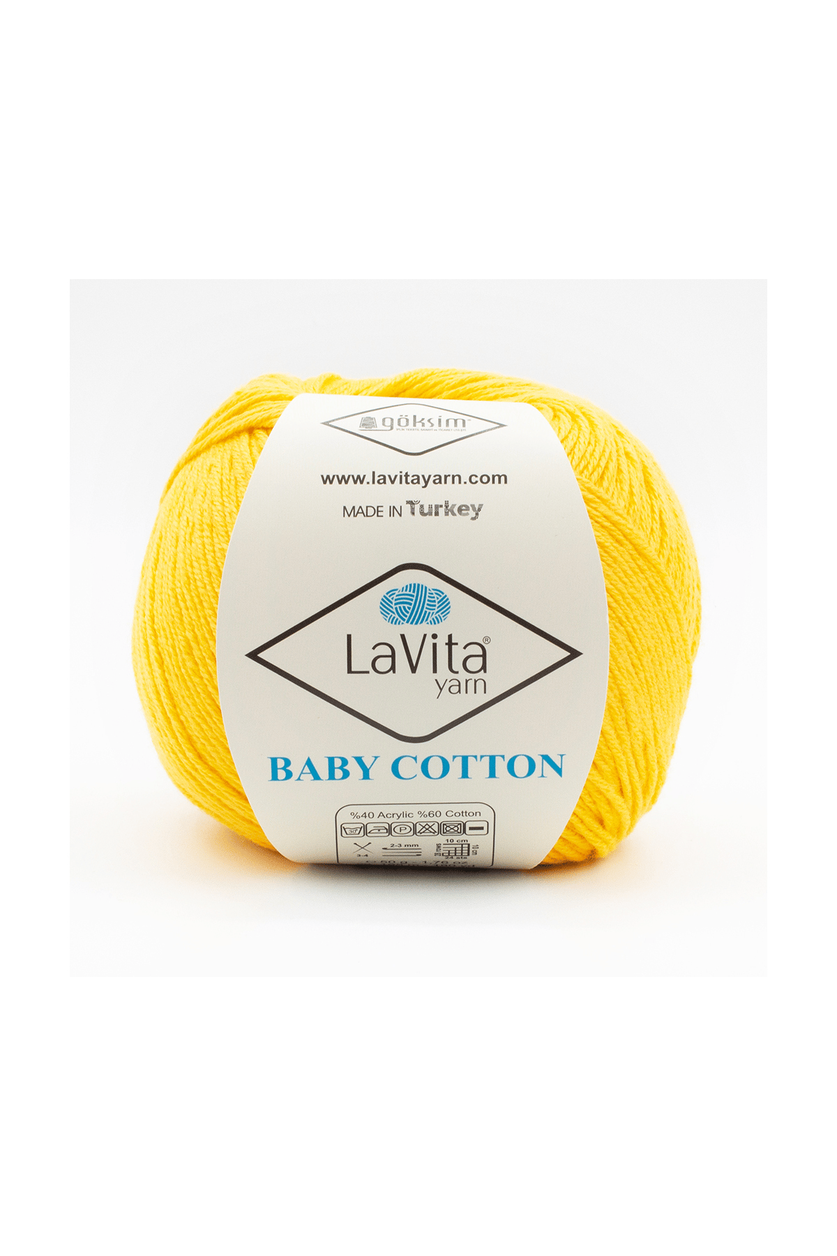 Baby Cotton Amigurumi Ve El Örgü Ipi %40 Akrilik %60 Cotton 50gr (2002 BAL SARI)