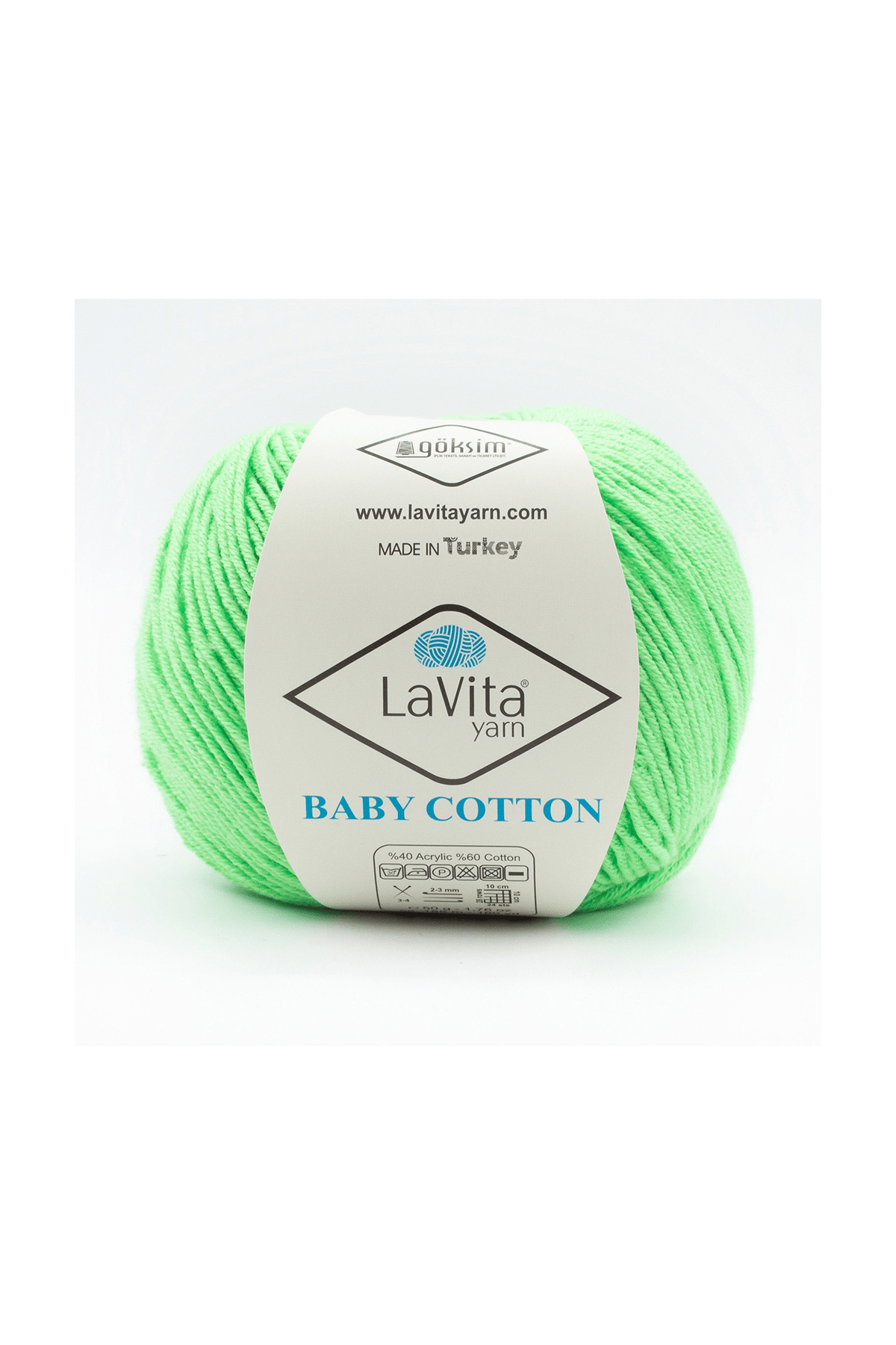 Baby Cotton Amigurumi Ve El Örgü Ipi %40 Akrilik %60 Cotton 50gr (8140 ÇİĞ FISTIK)