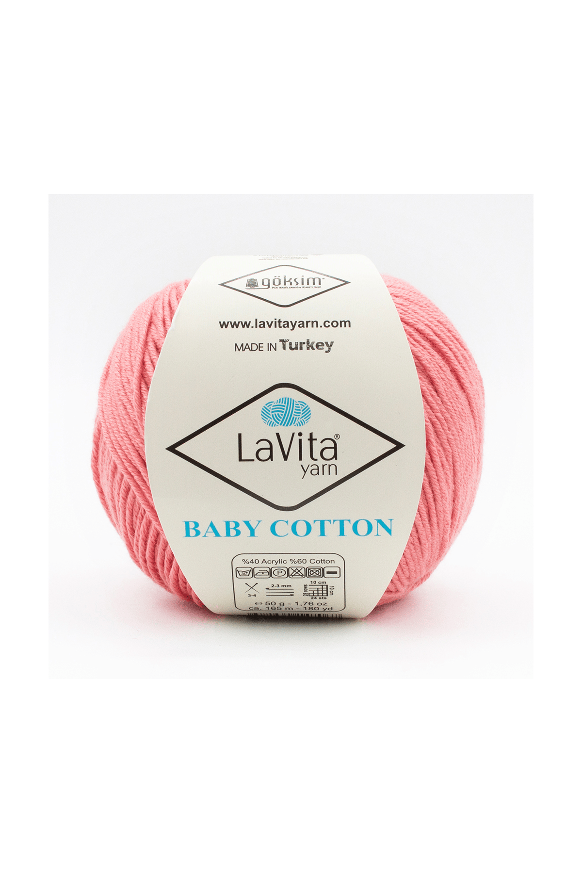 Baby Cotton Amigurumi Ve El Örgü Ipi %40 Akrilik %60 Cotton 50gr (4115 ŞEKER GÜL)
