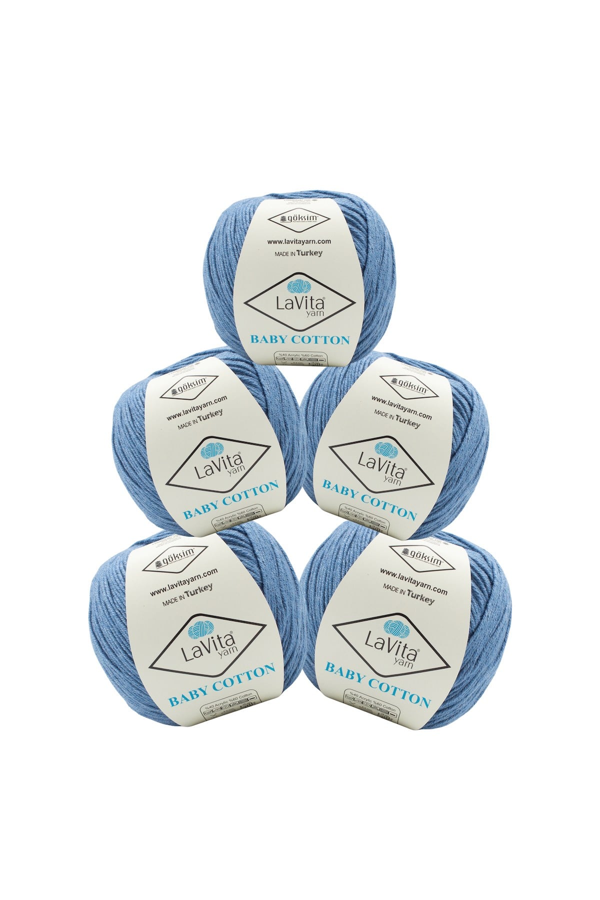 Baby Cotton Amigurumi Ve El Örgü İpi %40 Akrilik %60 Cotton 50gr (5208 DERİN GECE)