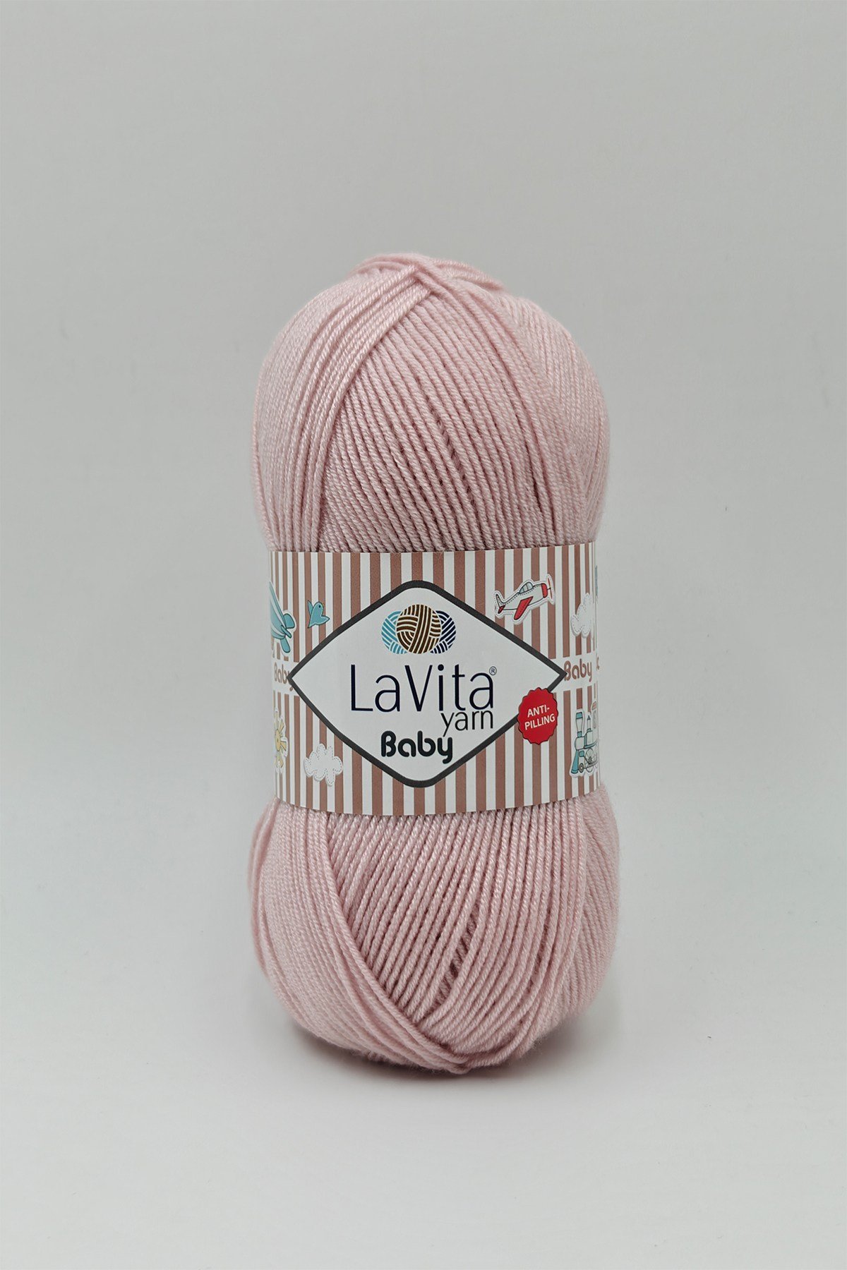 Baby El Örgü İpi %100 Akrilik Anti-Pilling 100gr (4105 PUDRA)