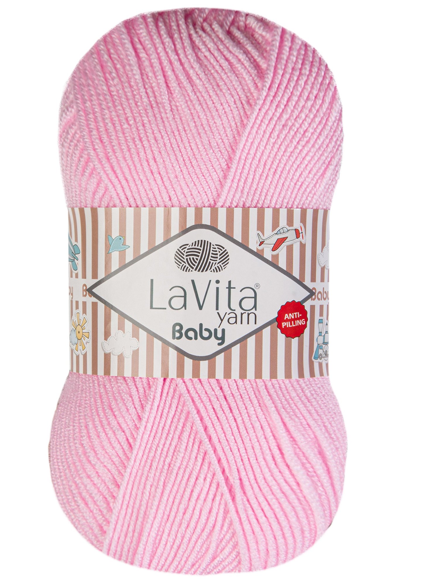 Baby El Örgü İpi %100 Akrilik Anti-Pilling 100gr (4015 RÜYA PEMBE)