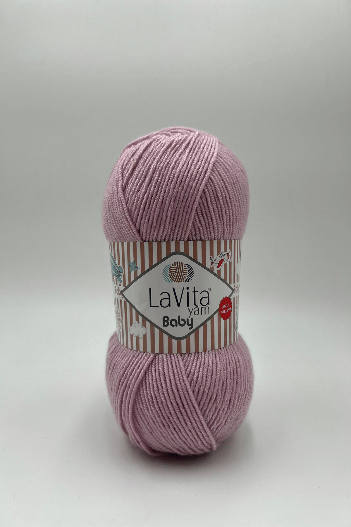 Baby El Örgü İpi %100 Akrilik Anti-Pilling 100gr (4018 ORTA PEMBE)