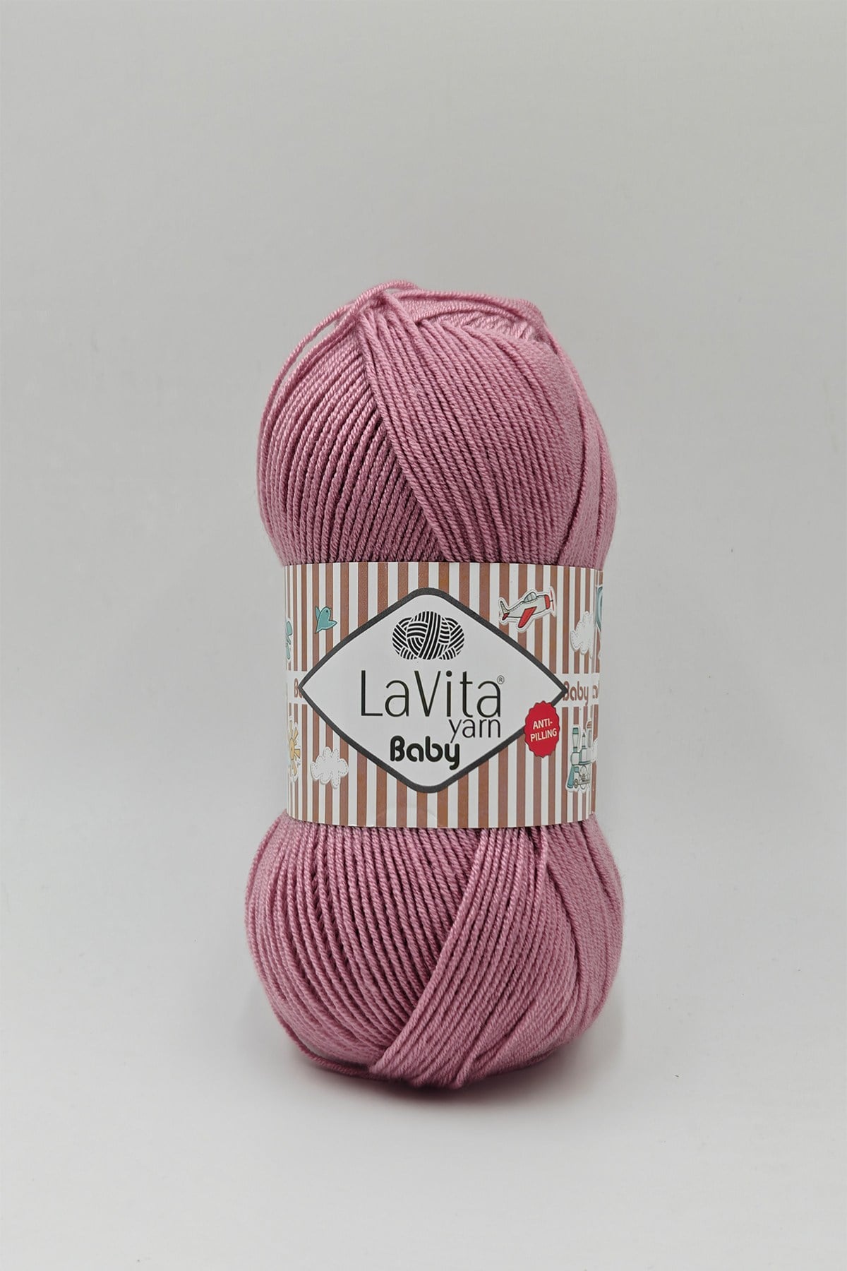 Baby El Örgü İpi %100 Akrilik Anti-Pilling 100gr (4016 FLOYD PEMBE)
