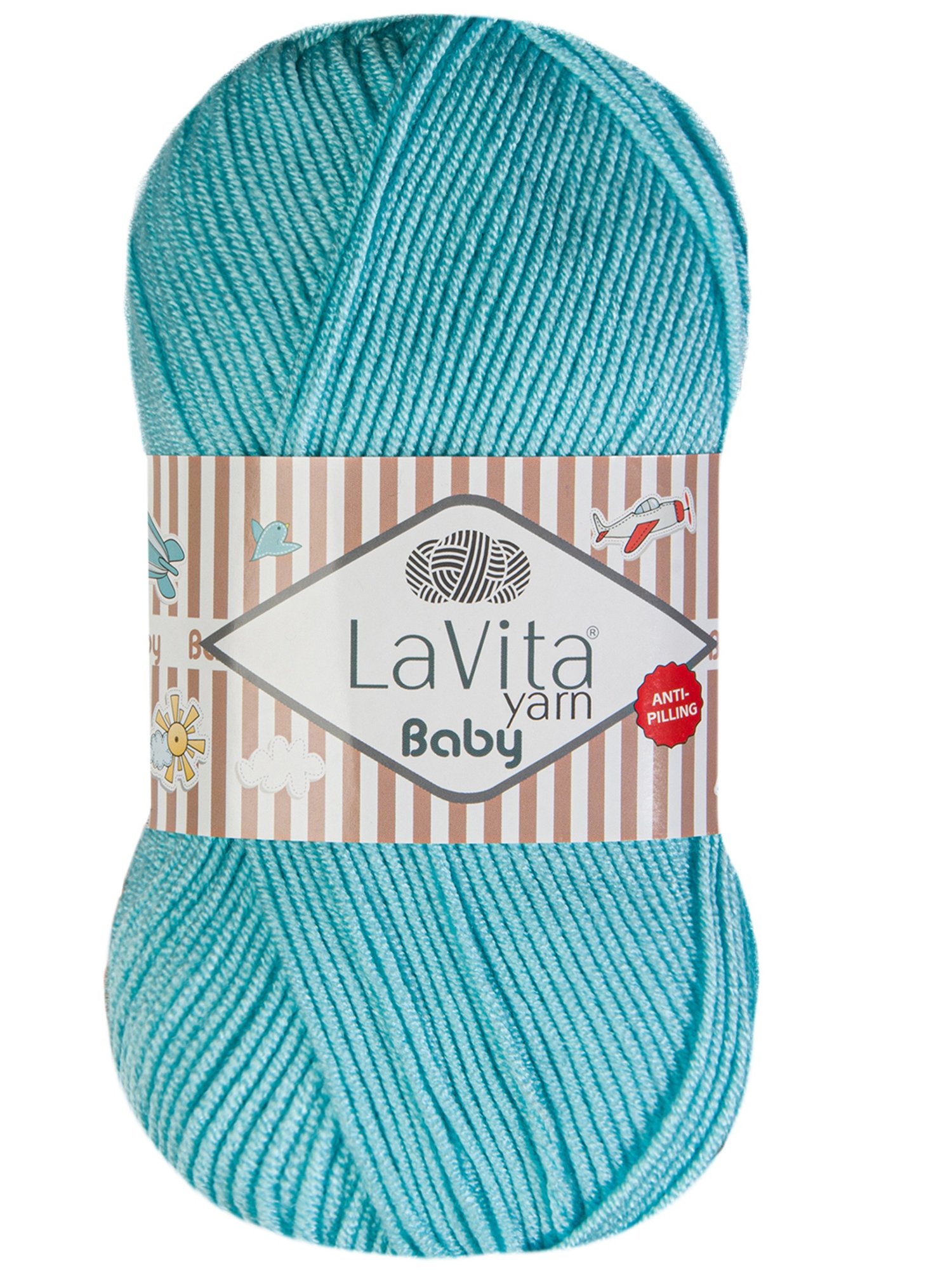 Baby El Örgü İpi %100 Akrilik Anti-Pilling 100gr (5033 ICE MAVİ)