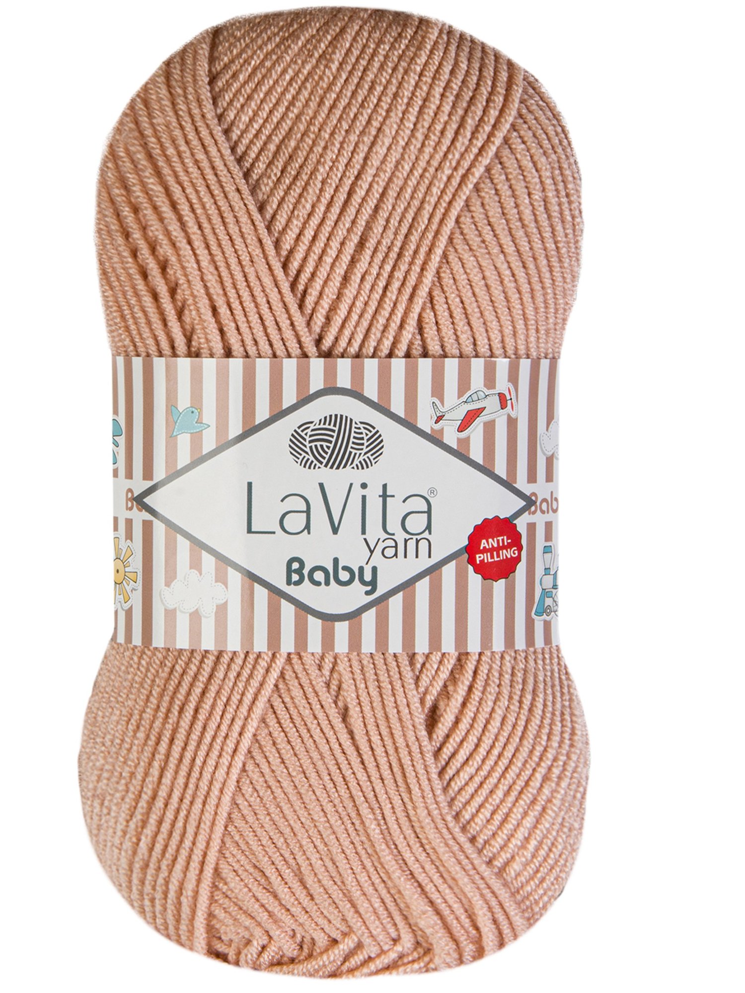 Baby El Örgü İpi %100 Akrilik Anti-Pilling 100gr (4124 FLAMİNGO)