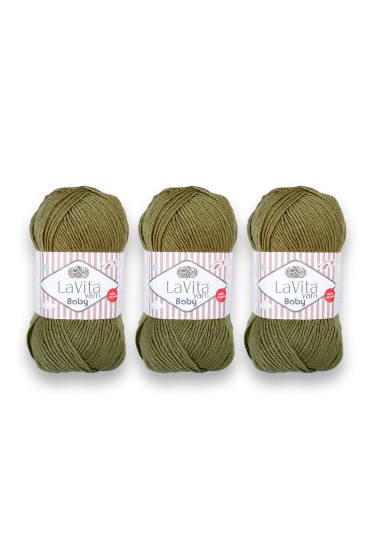 Baby El Örgü Ipligi, Taka Yarn (HAKİ-8143)