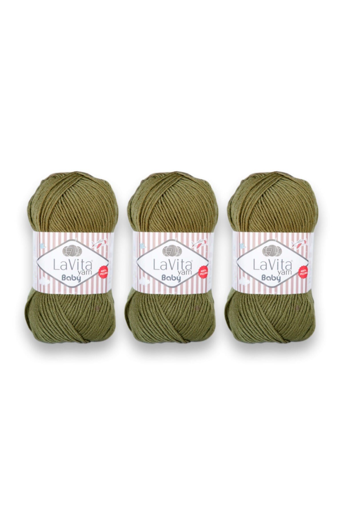 Baby El Örgü Ipligi, Taka Yarn (HAKİ-8143)