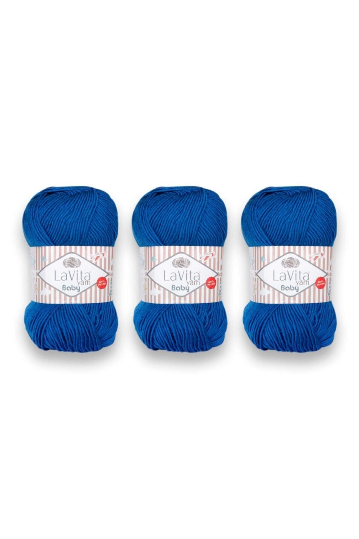 Baby El Örgü Ipligi, Taka Yarn (NEBULA MAVİ-5309)