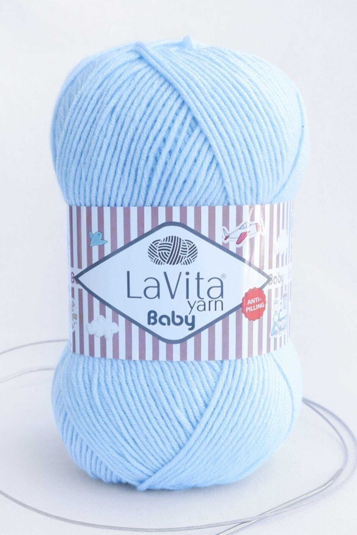 Baby El Örgü Ipligi, Taka Yarn (SERİN MAVİ-5019)