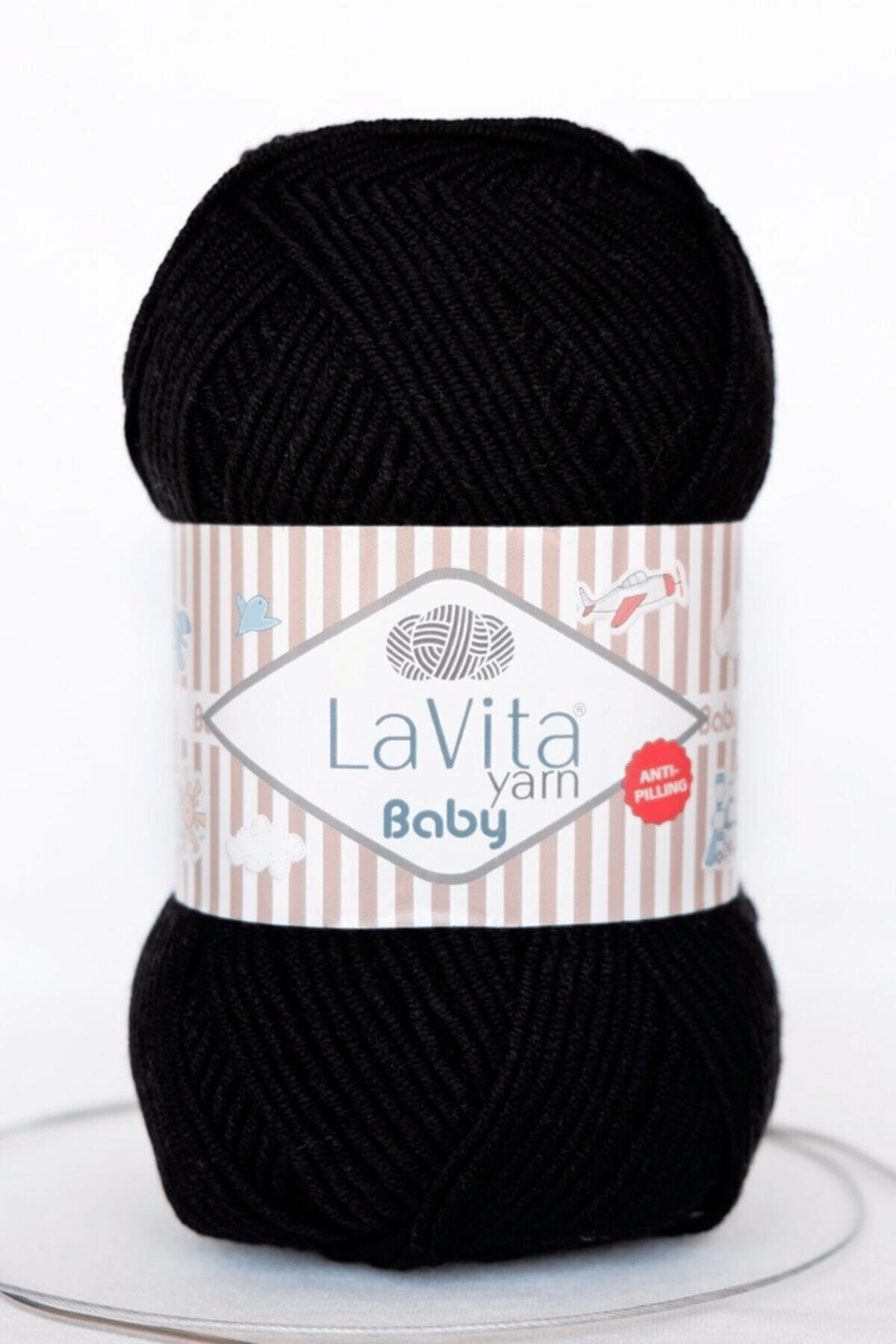 Baby El Örgü Ipligi, Taka Yarn (SİYAH-6500)