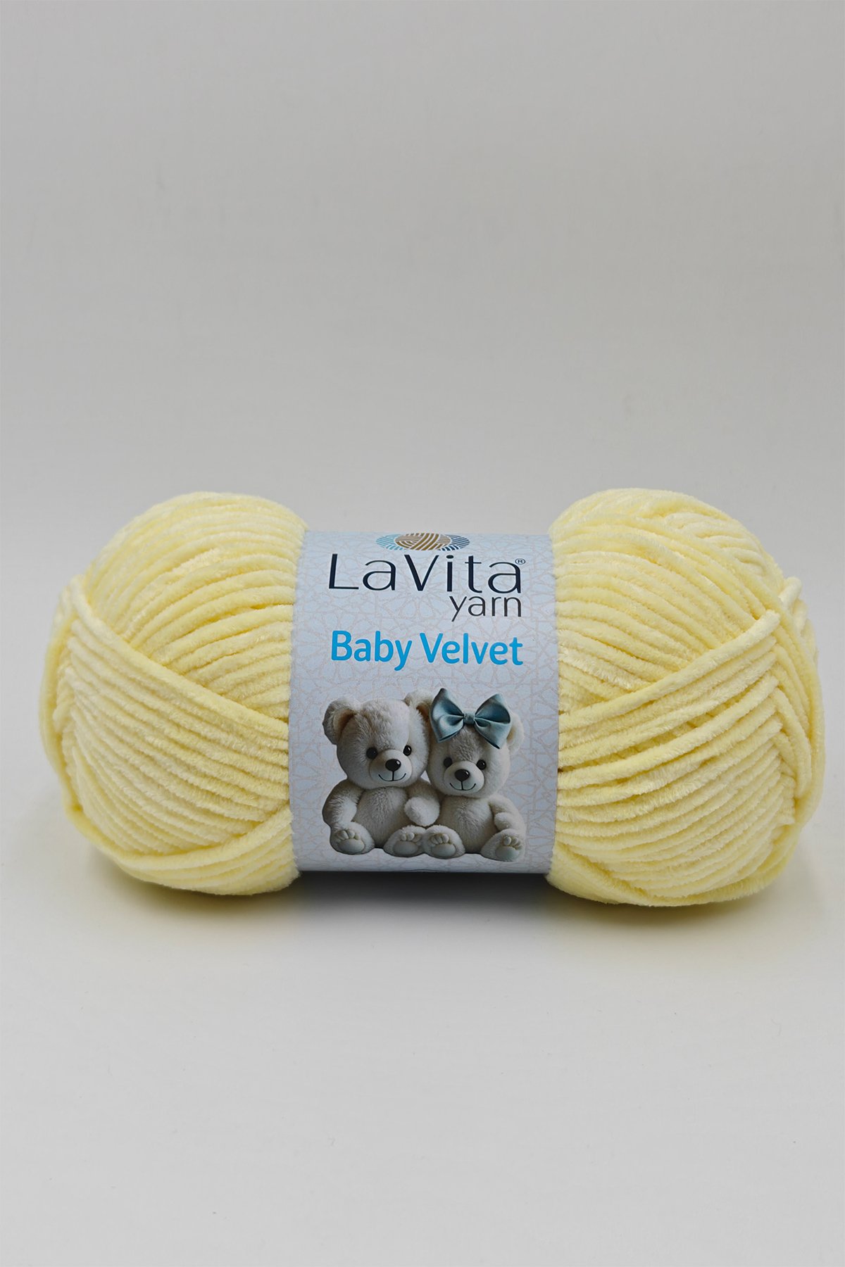 Baby Velvet Kadife El Örgü İpi %100 Polyester 100gr (1041 SARI)