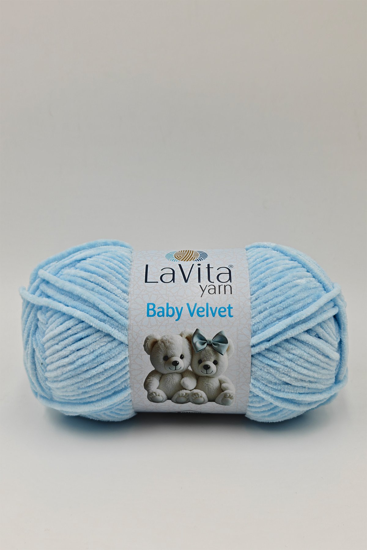 Baby Velvet Kadife El Örgü İpi %100 Polyester 100gr (5010 MAVİ)