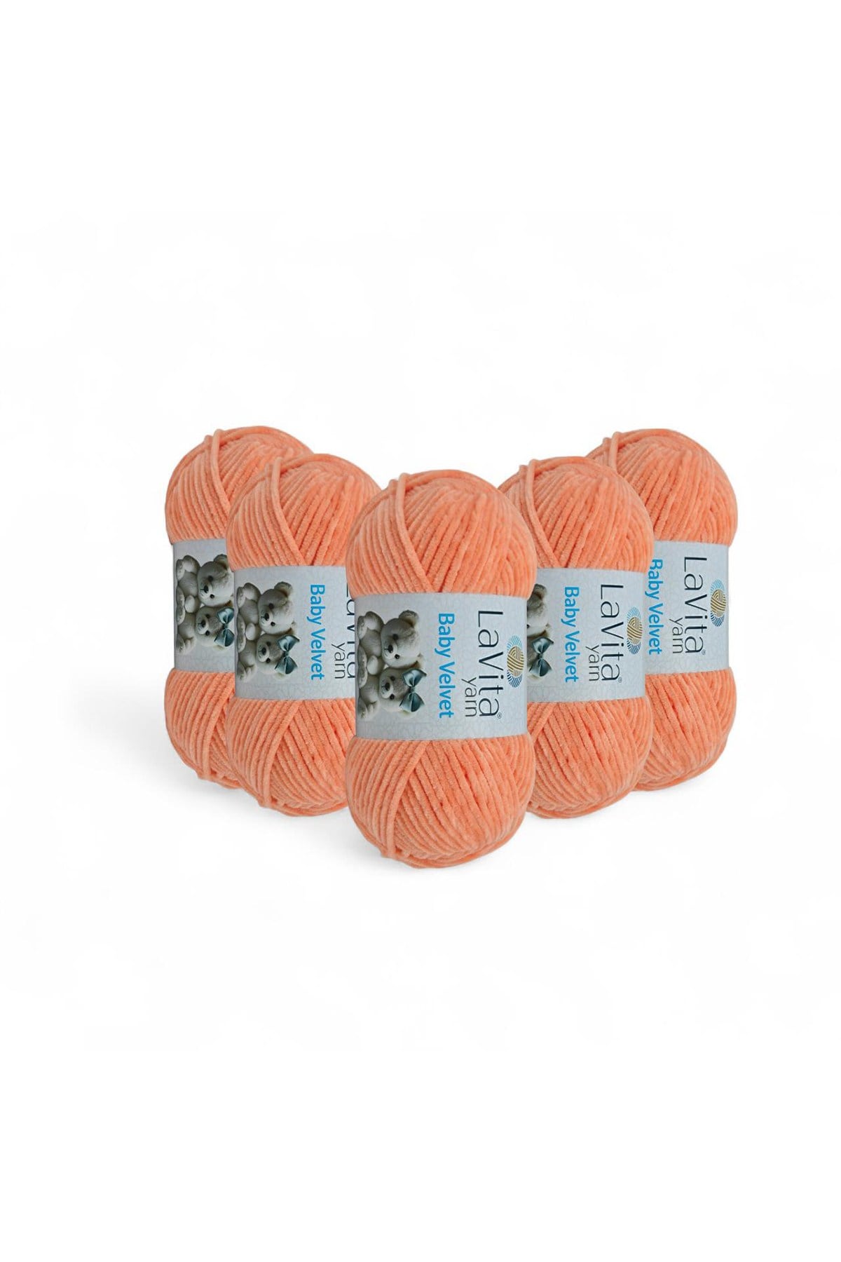 Baby Velvet Kadife El Örgü İpi %100 Polyester 500gr 5 ADET (4157 SOMON)