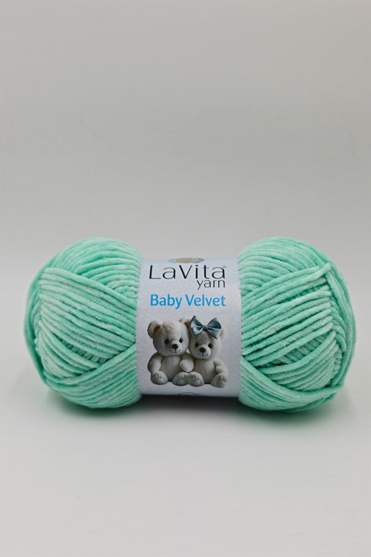 Baby Velvet Kadife El Örgü İpi %100 Polyester 100gr (8207 KOYU MİNT)