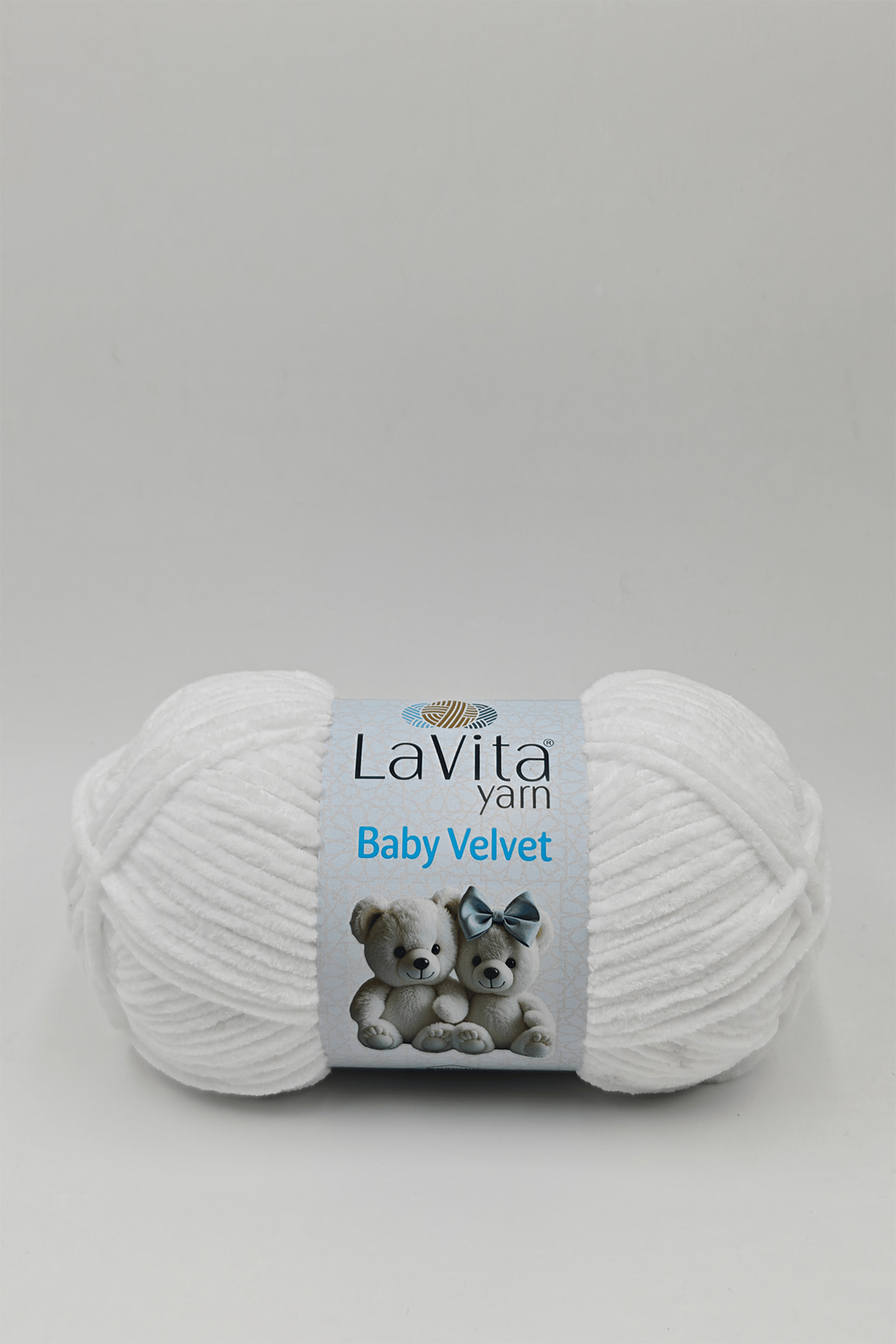 Baby Velvet Kadife El Örgü İpi %100 Polyester 100gr (1002 OPTİK)
