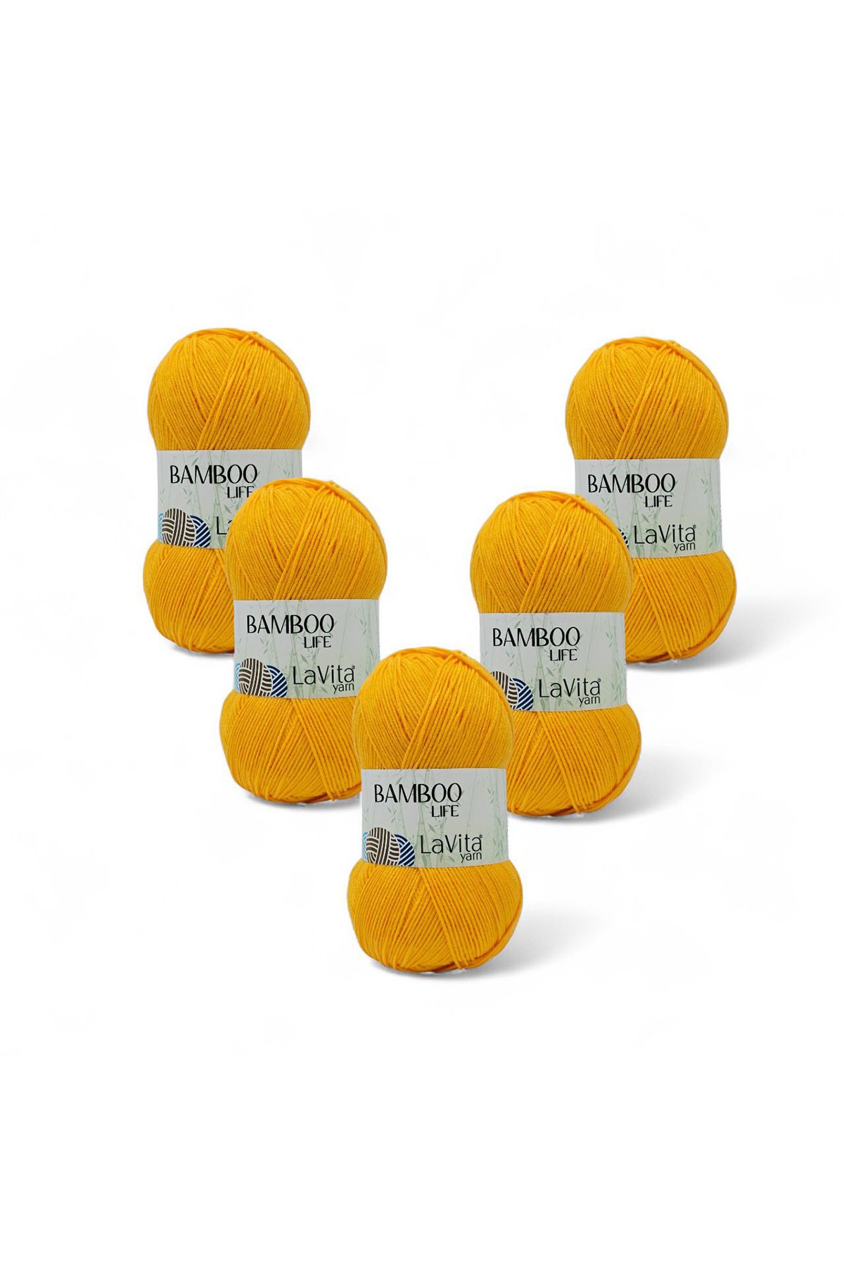 Bamboo Life El Örgü Ipi %50 Bambu %50 Akrilik 500gr 5 Adet (2032 KAYISI)