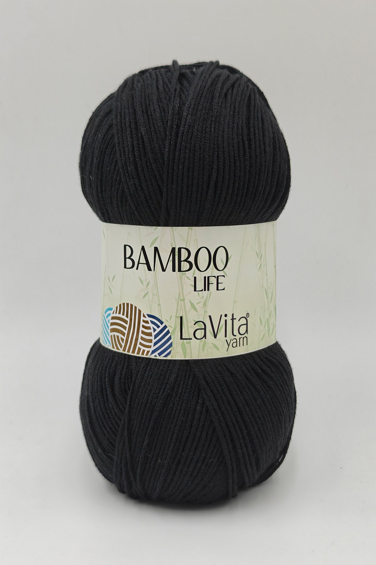Bamboo Life El Örgü İpi %50 Bambu %50 Akrilik 100gr (6500 SİYAH)