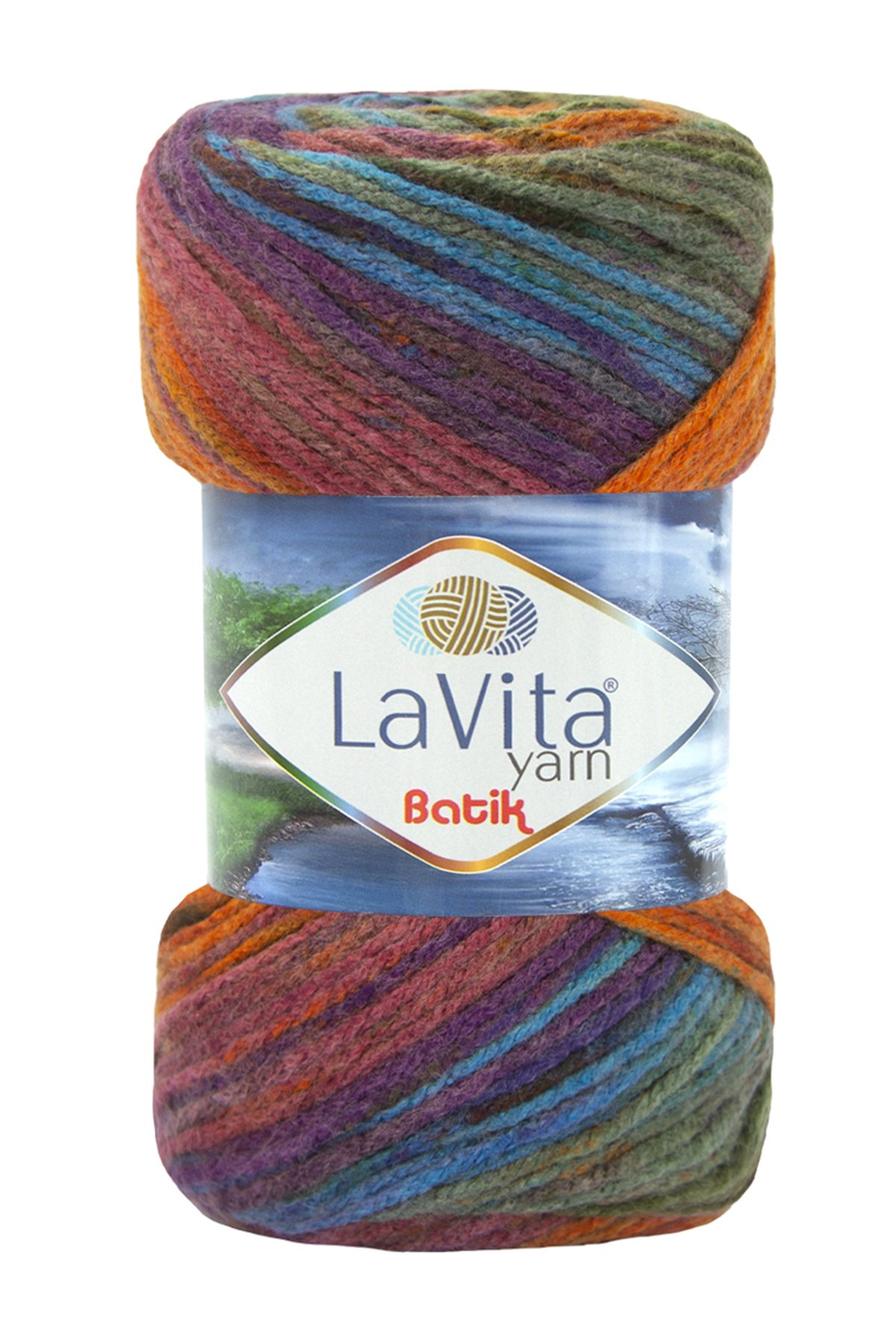 Batik El Örgü İpi %100 Akrilik 100gr (DG17 FULYA)
