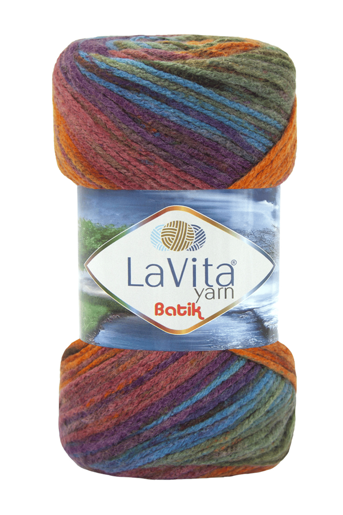 Batik El Örgü İpi %100 Akrilik 100gr (DG17 FULYA)