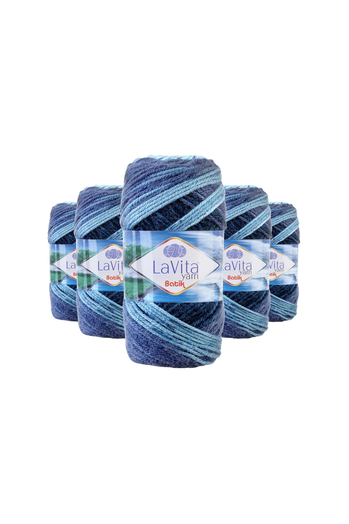 Batik El Örgü İpi %100 Akrilik 500gr 5 ADET (DG16 BEGONVİL)