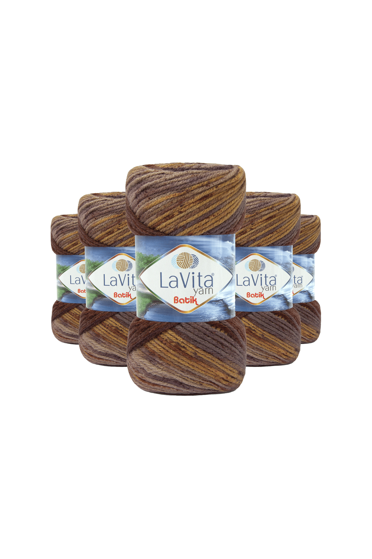 Batik El Örgü İpi %100 Akrilik 500gr 5 ADET (DG20 PİYAN)