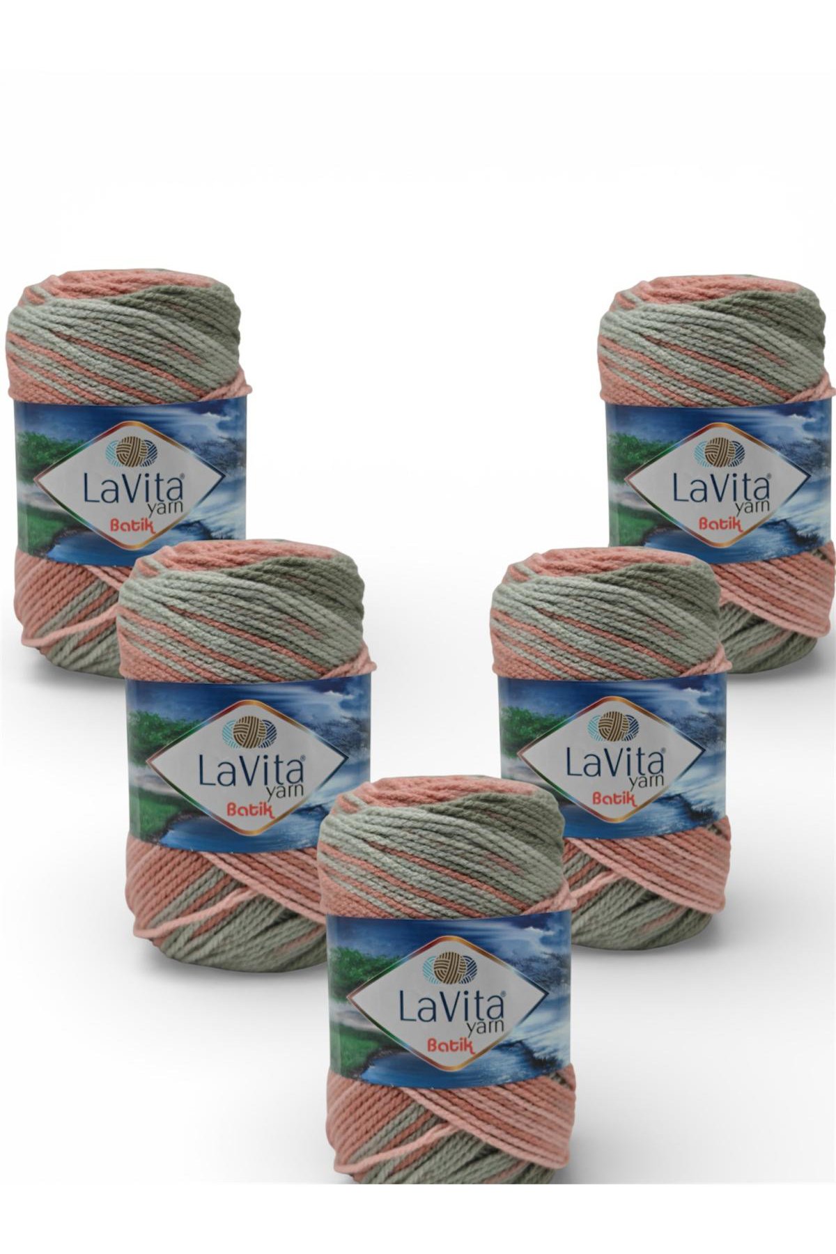 Batik El Örgü İpi %100 Akrilik 500gr 5 ADET (DG13 BEGONYA)