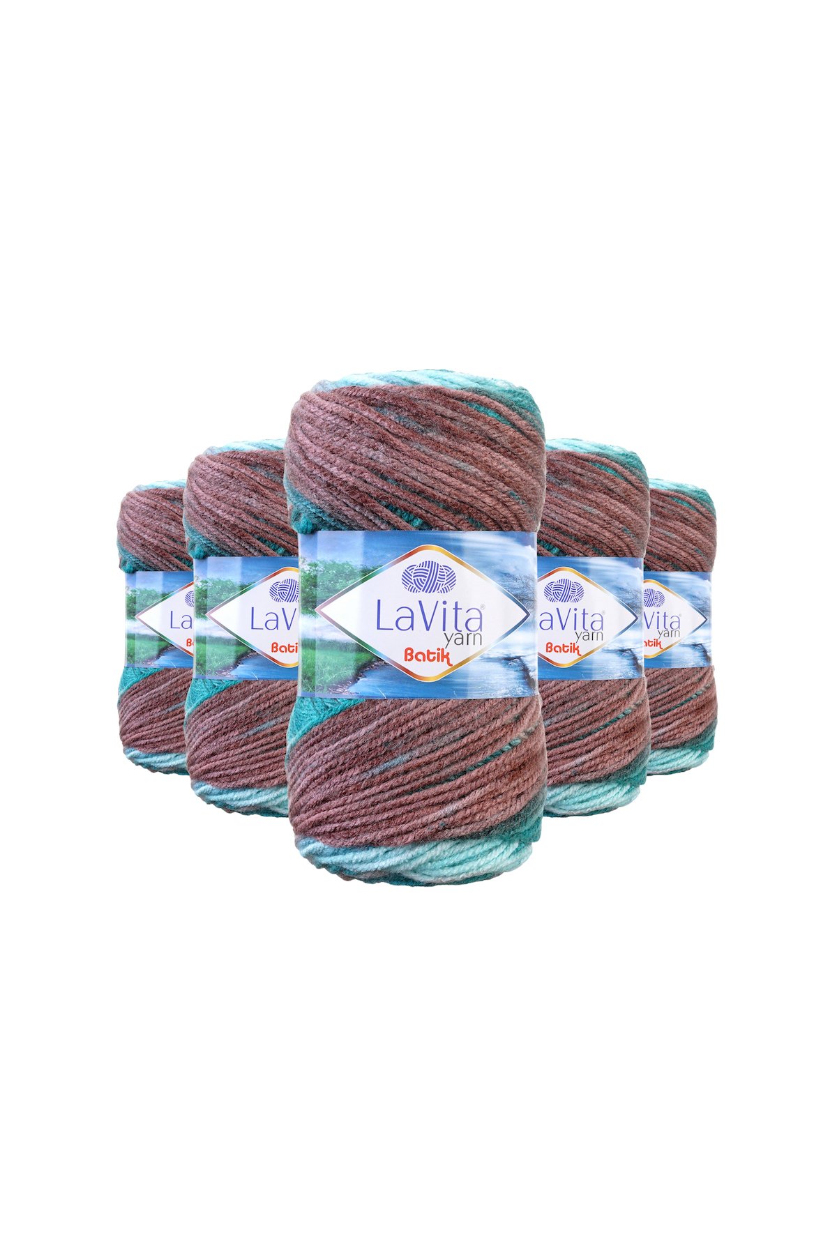 Batik El Örgü İpi %100 Akrilik 500gr 5 ADET (DG18 HASEKİ)