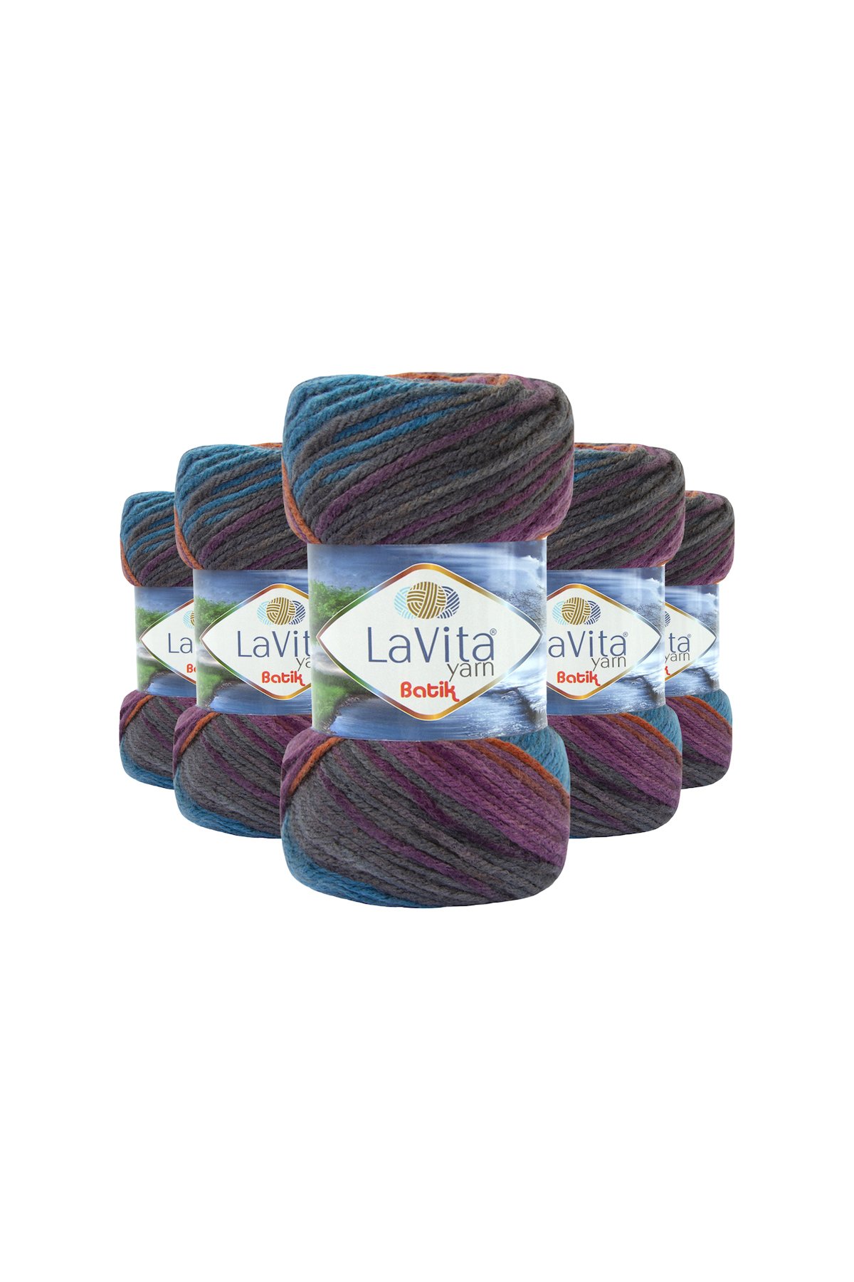 Batik El Örgü İpi %100 Akrilik 500gr 5 ADET (DG03 MENEKŞE)