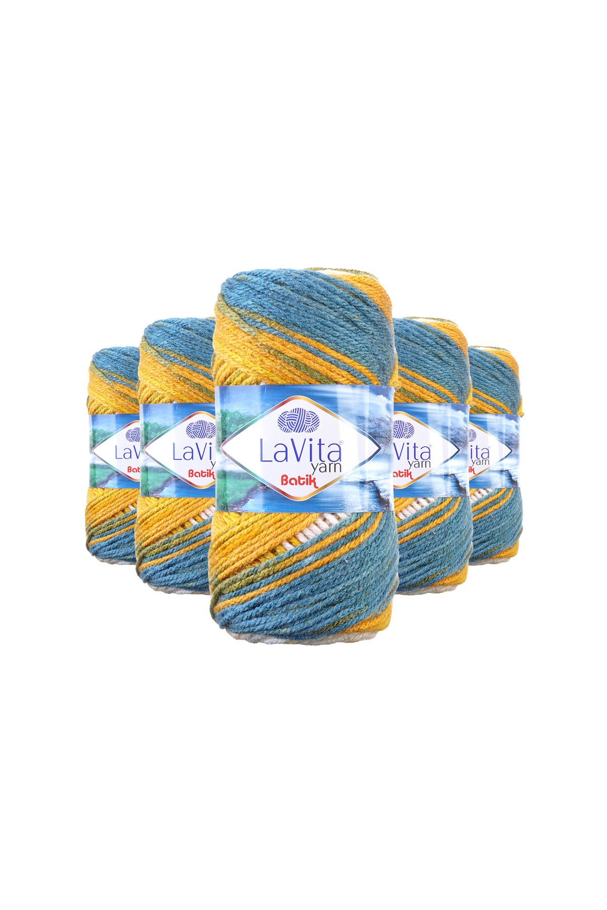 Batik El Örgü İpi %100 Akrilik 500gr 5 ADET (DG19 NERGİS)