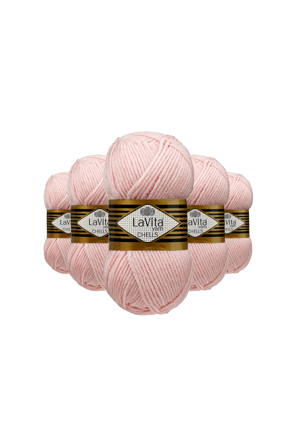 Chells El Örgü İpi %100 Akrilik 500gr 5 ADET (0011 PEMBE)