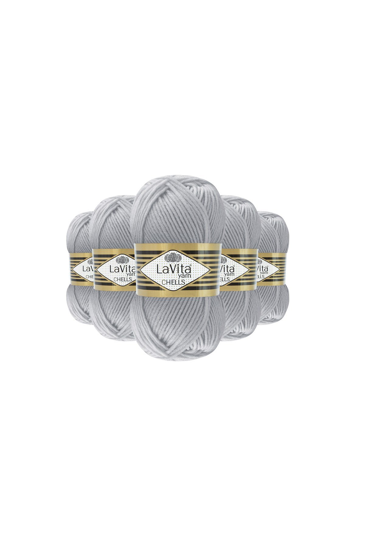 Chells El Örgü İpi %100 Akrilik 500gr 5 ADET (9810 FÜME)