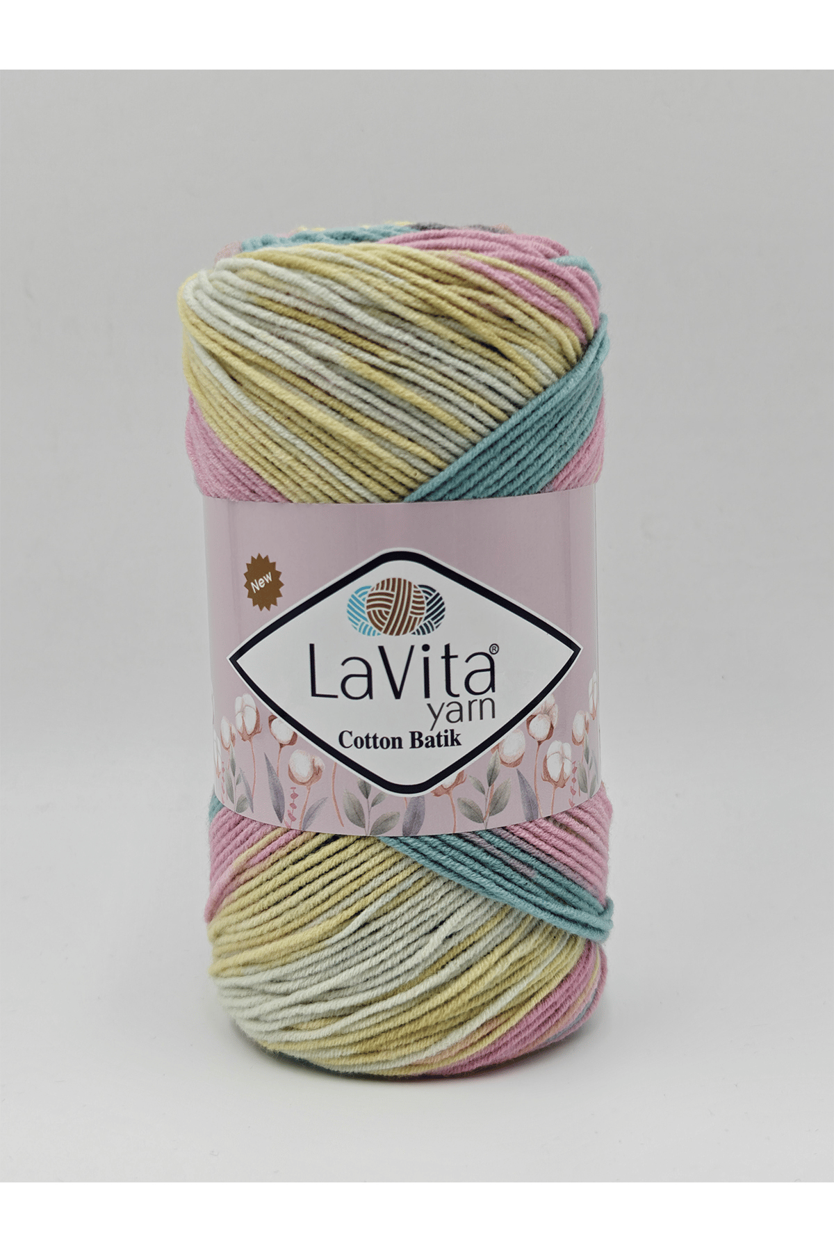 Cotton Batik El Örgü İpi %60 Pamuk %40 Akrilik 100gr (CB20 MİMOZA)