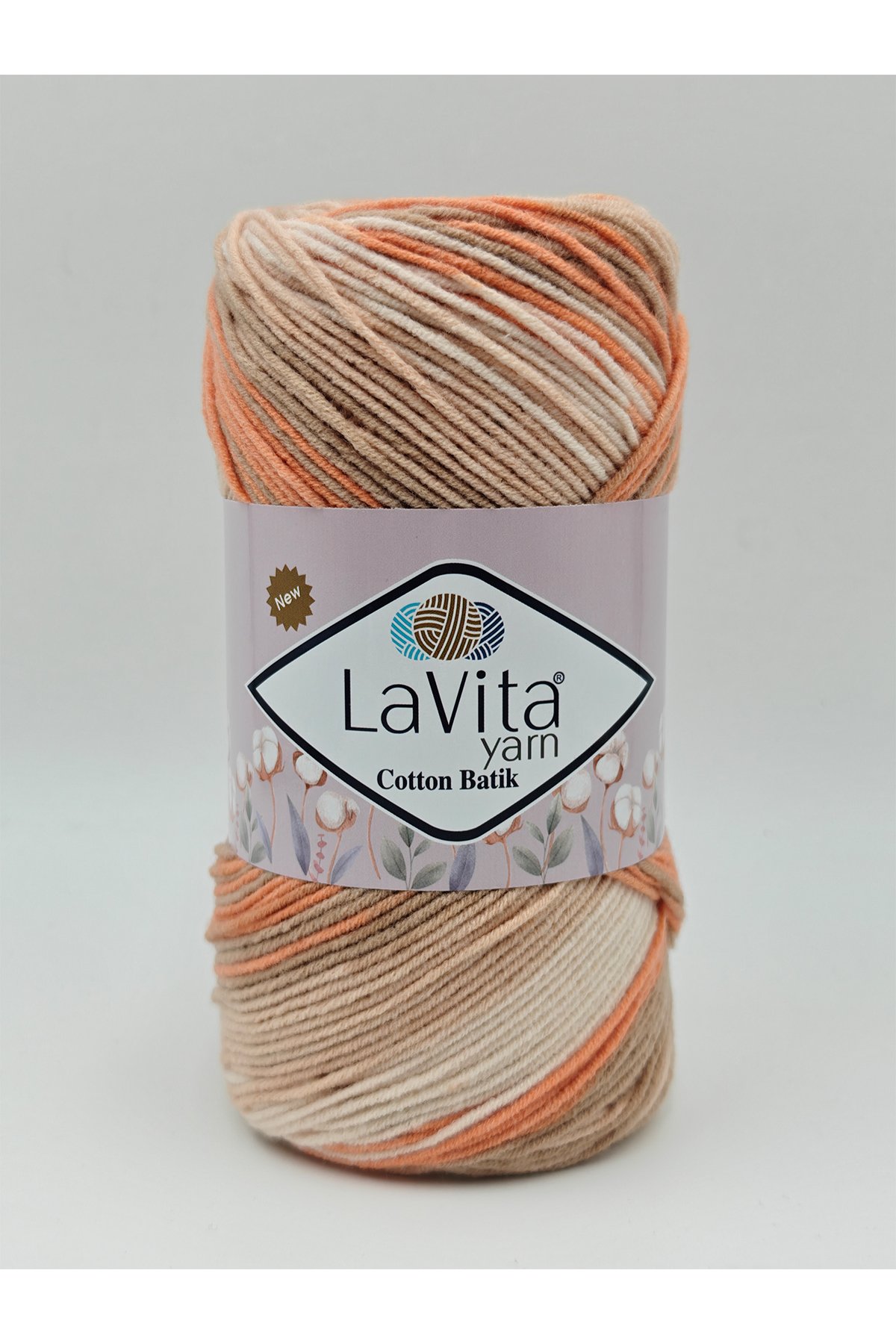 Cotton Batik El Örgü İpi %60 Pamuk %40 Akrilik 100gr (CB19 NERGİS)