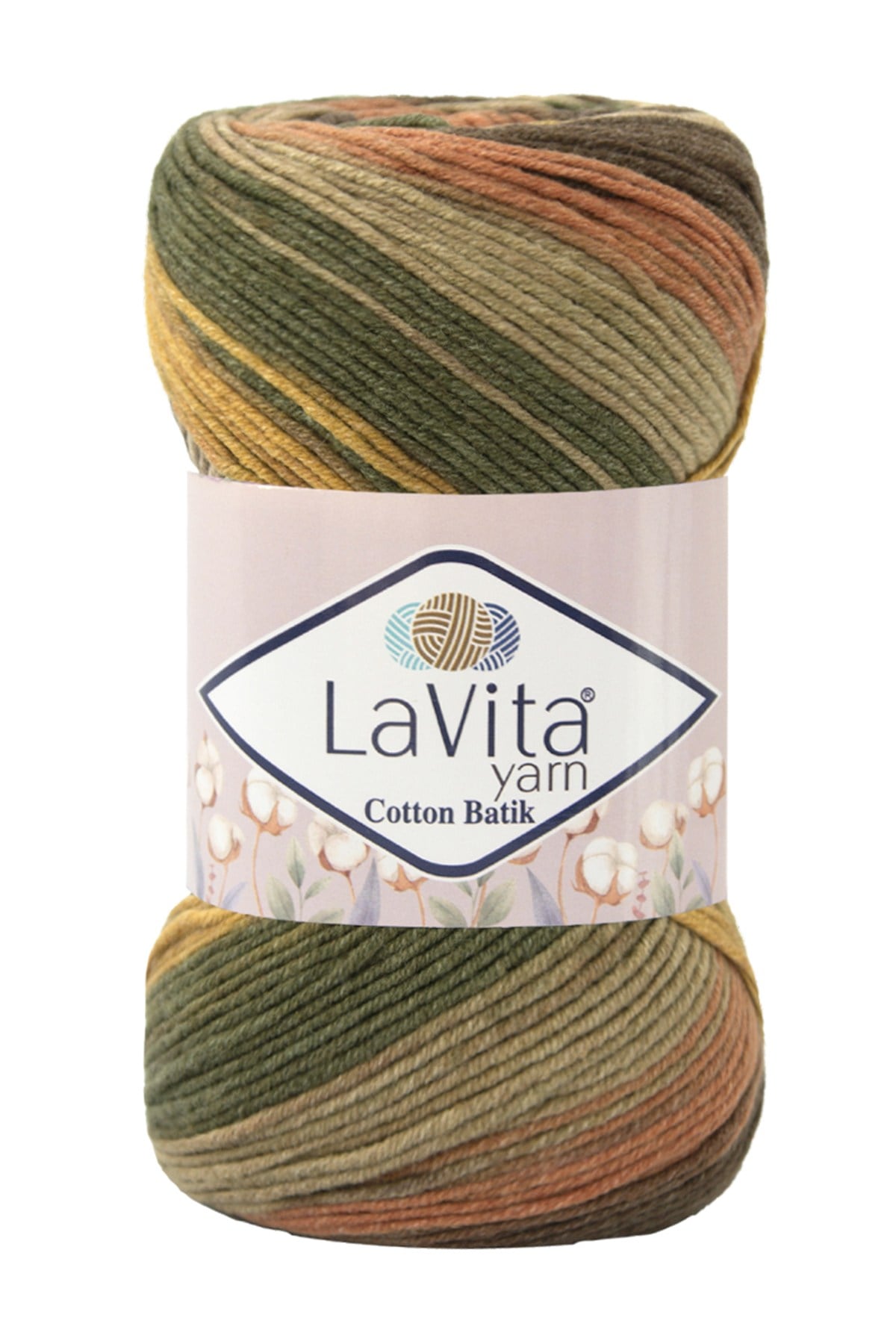 Cotton Batik El Örgü Ipi %60 Pamuk %40 Akrilik 100gr (CB03 ERGUVAN)