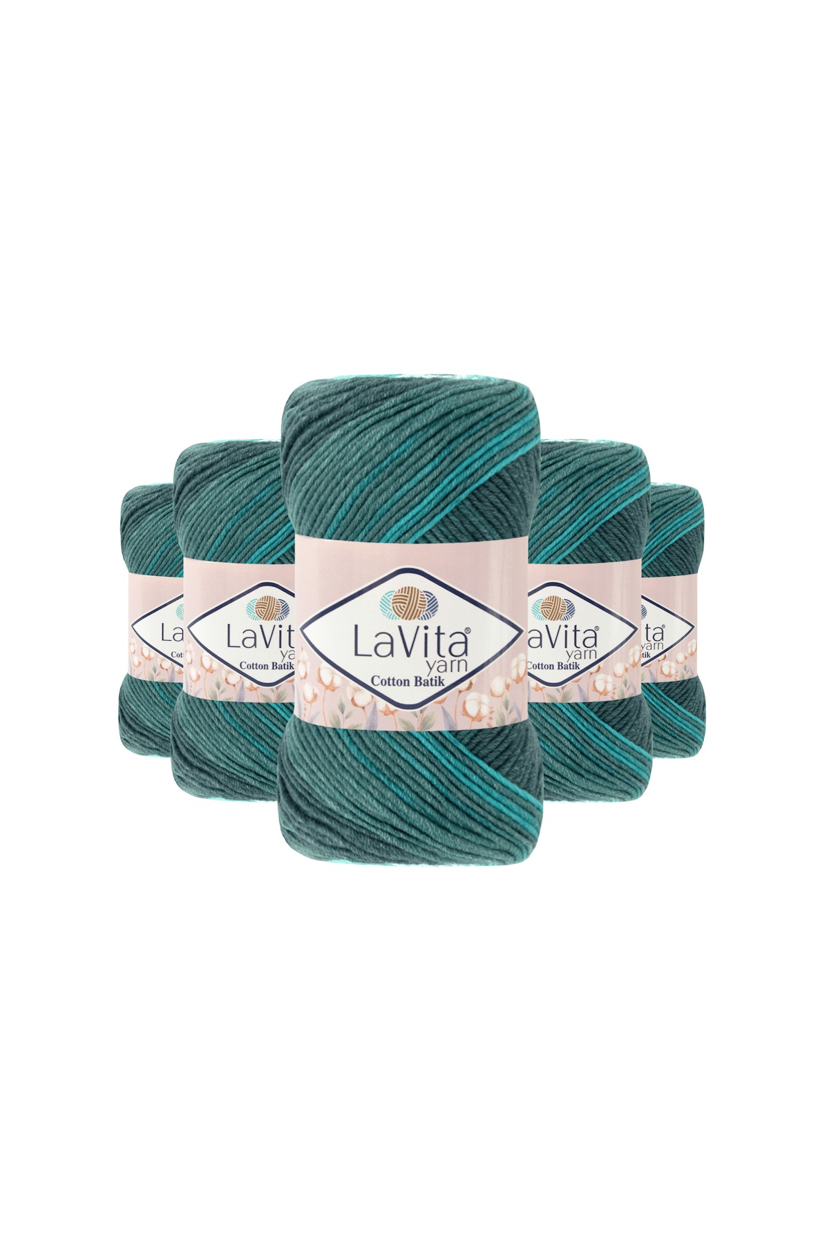 Cotton Batik El Örgü Ipi %60 Pamuk %40 Akrilik 500gr 5 Adet (CB04 ZAMBAK)