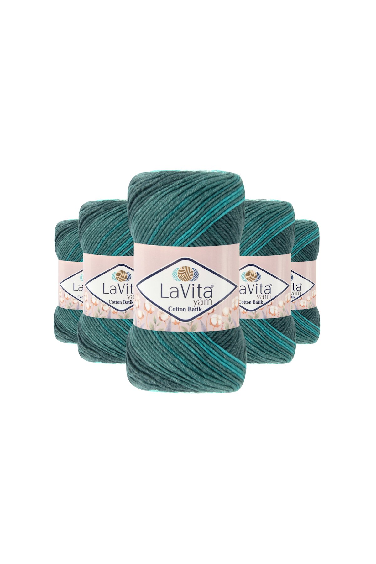Cotton Batik El Örgü Ipi %60 Pamuk %40 Akrilik 500gr 5 Adet (CB04 ZAMBAK)