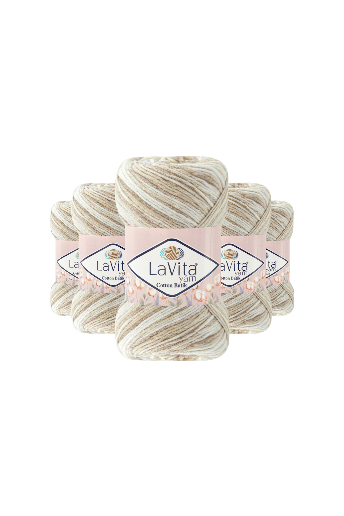 Cotton Batik El Örgü İpi %60 Pamuk %40 Akrilik 100gr (CB06 IHLAMUR)
