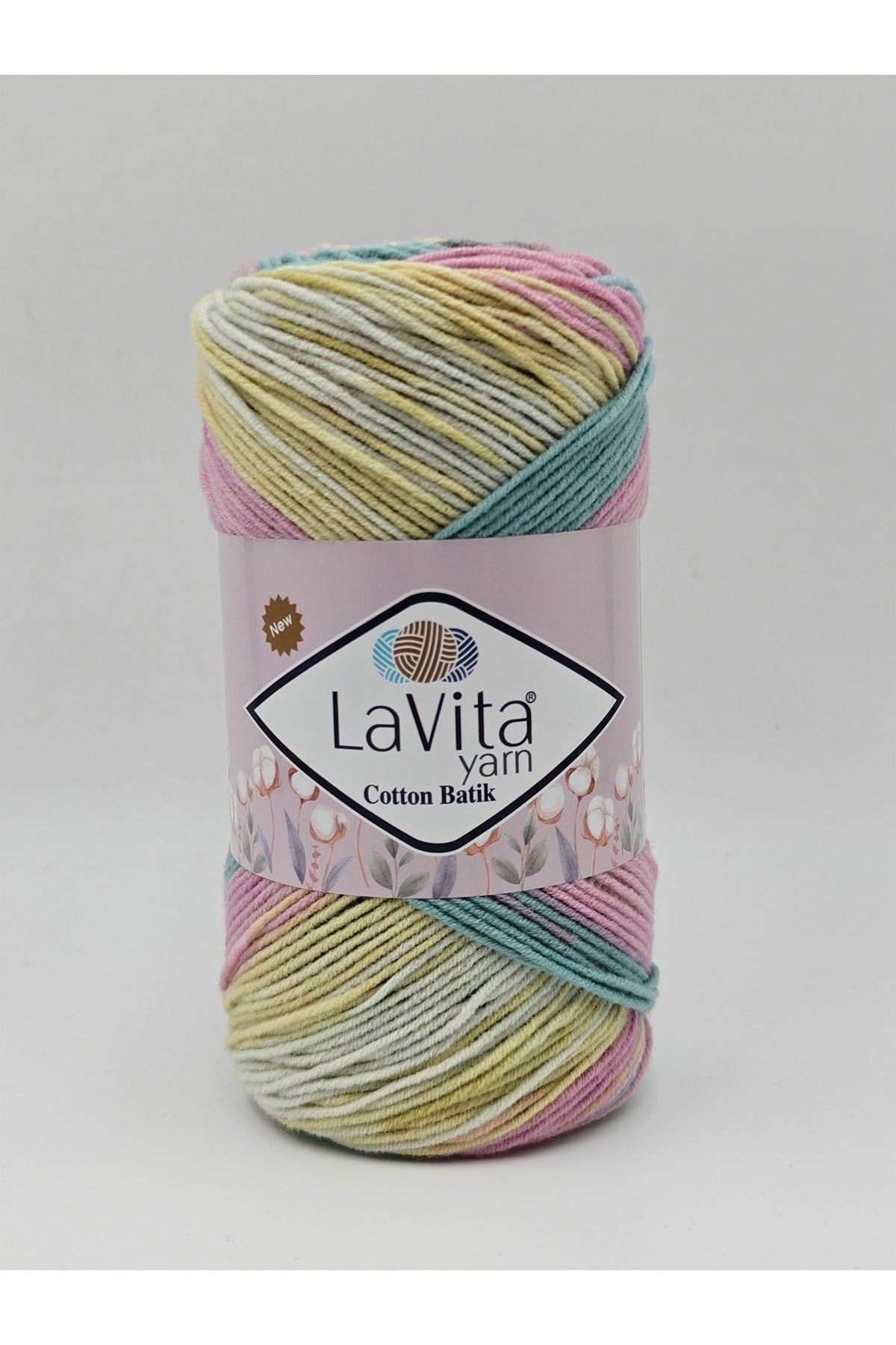 Cotton Batik El Örgü İpi %60 Pamuk %40 Akrilik 100gr (CB22 KARANFİL)