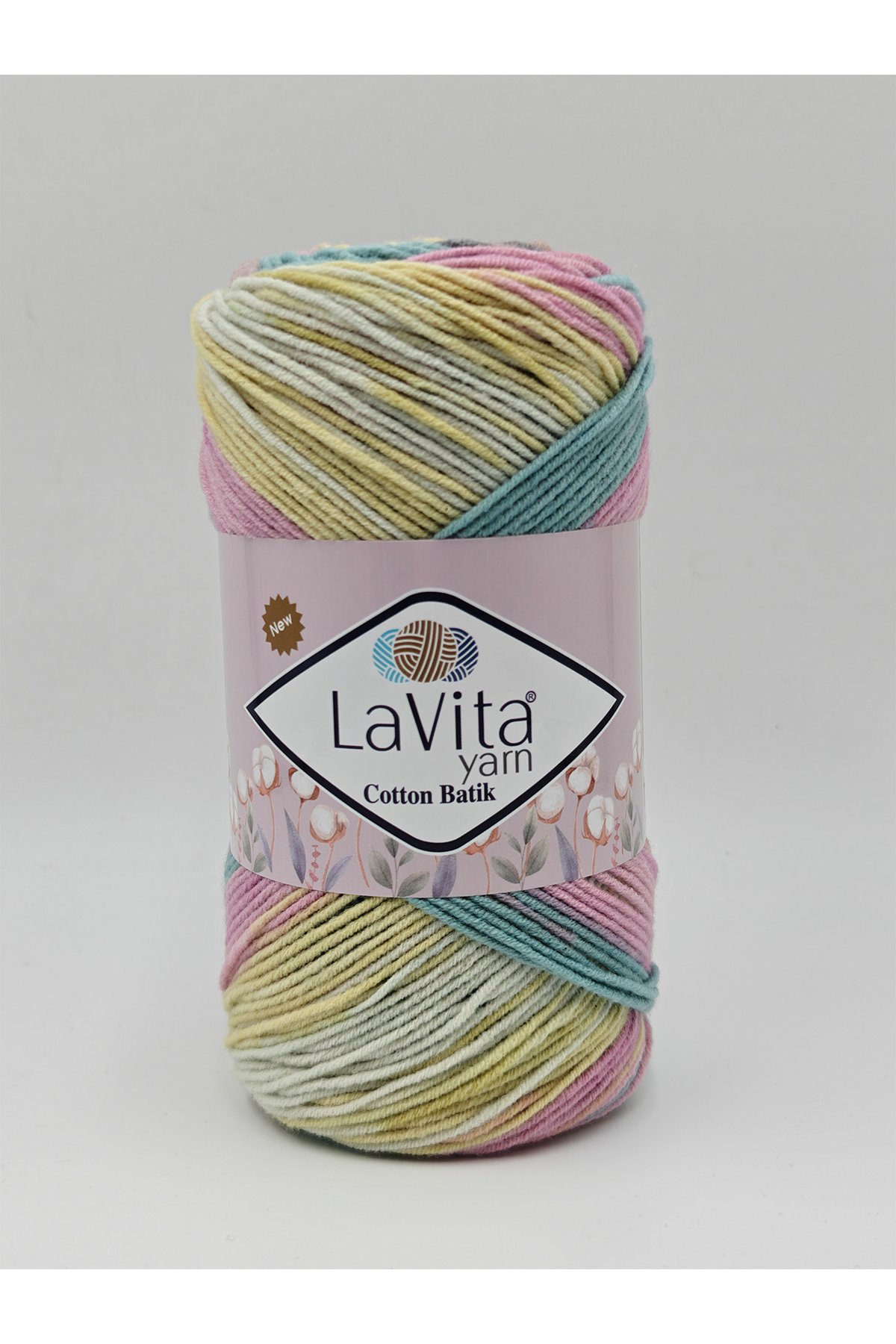 Cotton Batik El Örgü İpi %60 Pamuk %40 Akrilik 100gr (CB20 MİMOZA)