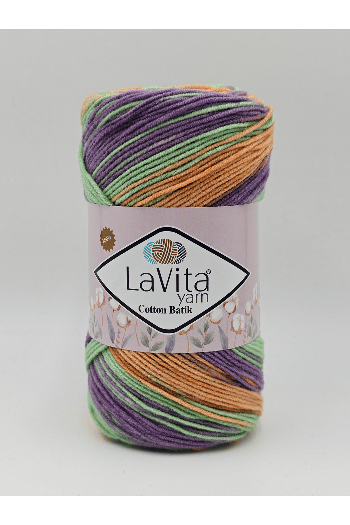 Cotton Batik El Örgü İpi %60 Pamuk %40 Akrilik 100gr (CB21 FREZYA)