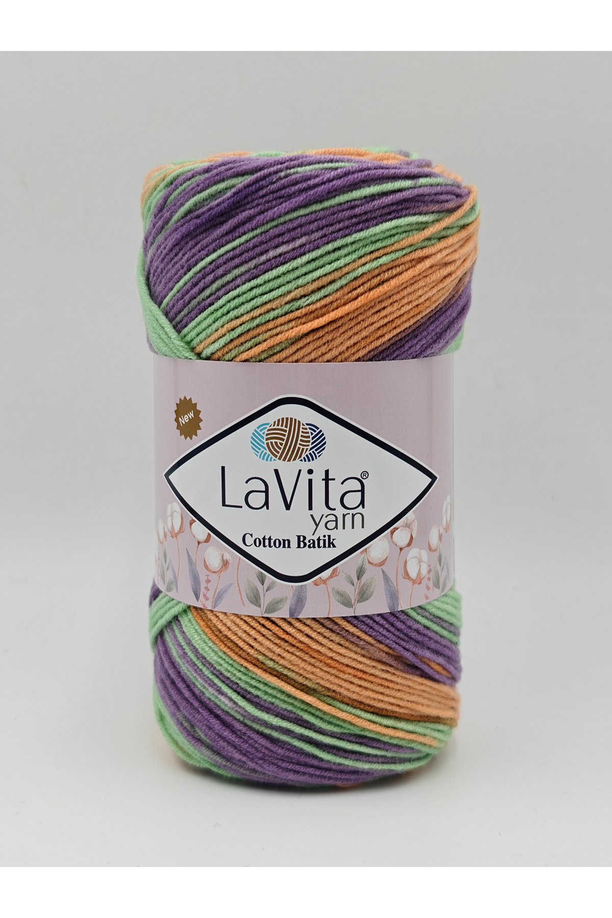 Cotton Batik El Örgü İpi %60 Pamuk %40 Akrilik 100gr (CB21 FREZYA)