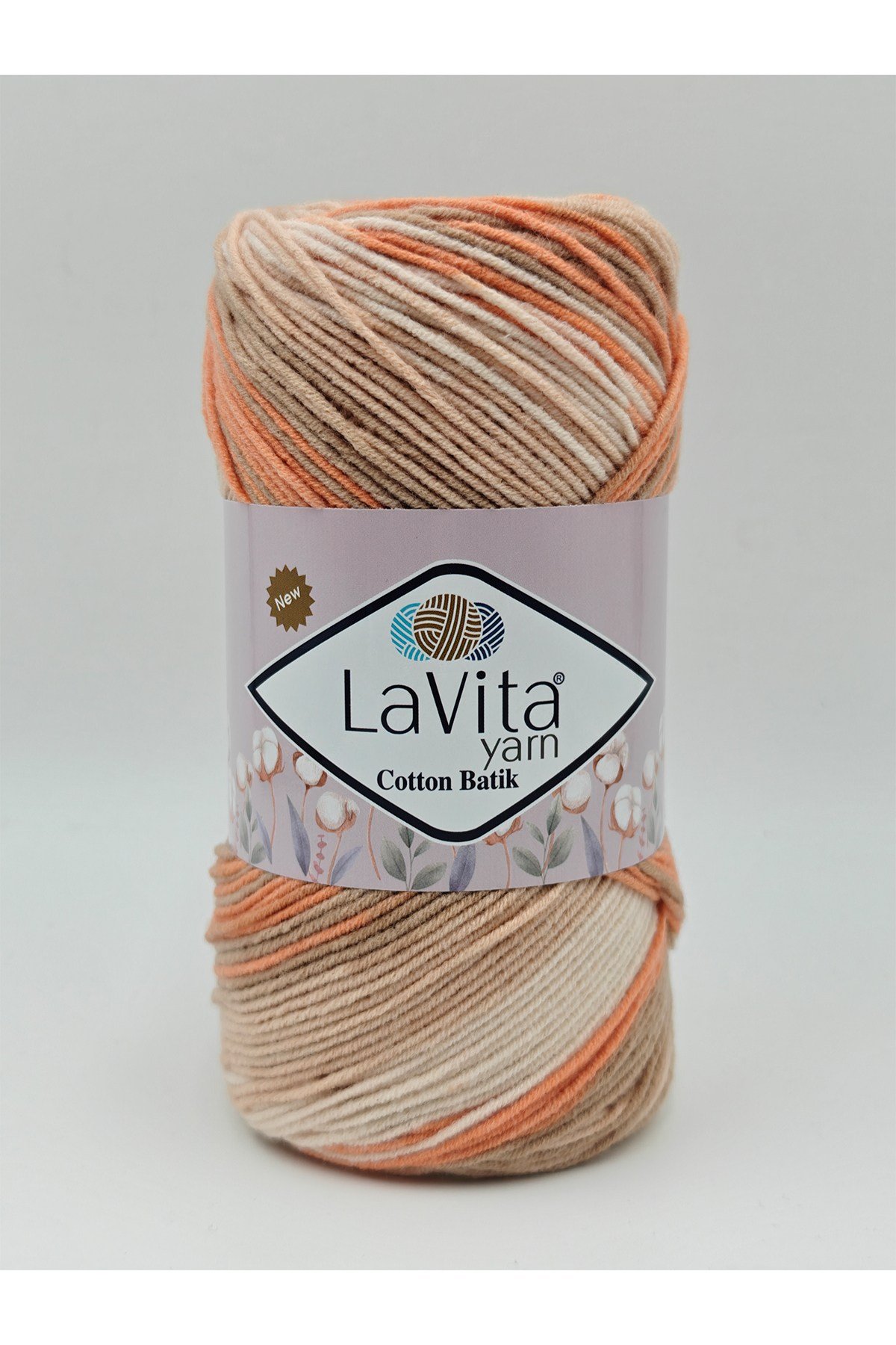 Cotton Batik El Örgü İpi %60 Pamuk %40 Akrilik 100gr (CB22 KARANFİL)
