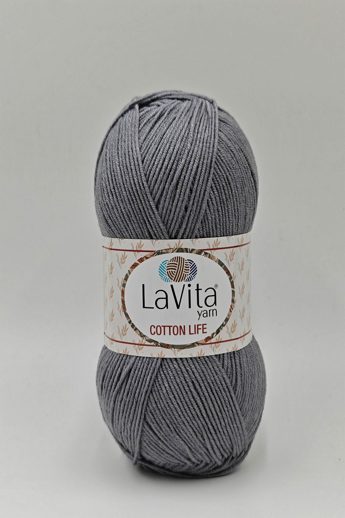Cotton Life El Örgü İpi %50 Pamuk %50 Akrilik 100gr (6043 KURŞUN GRİ)