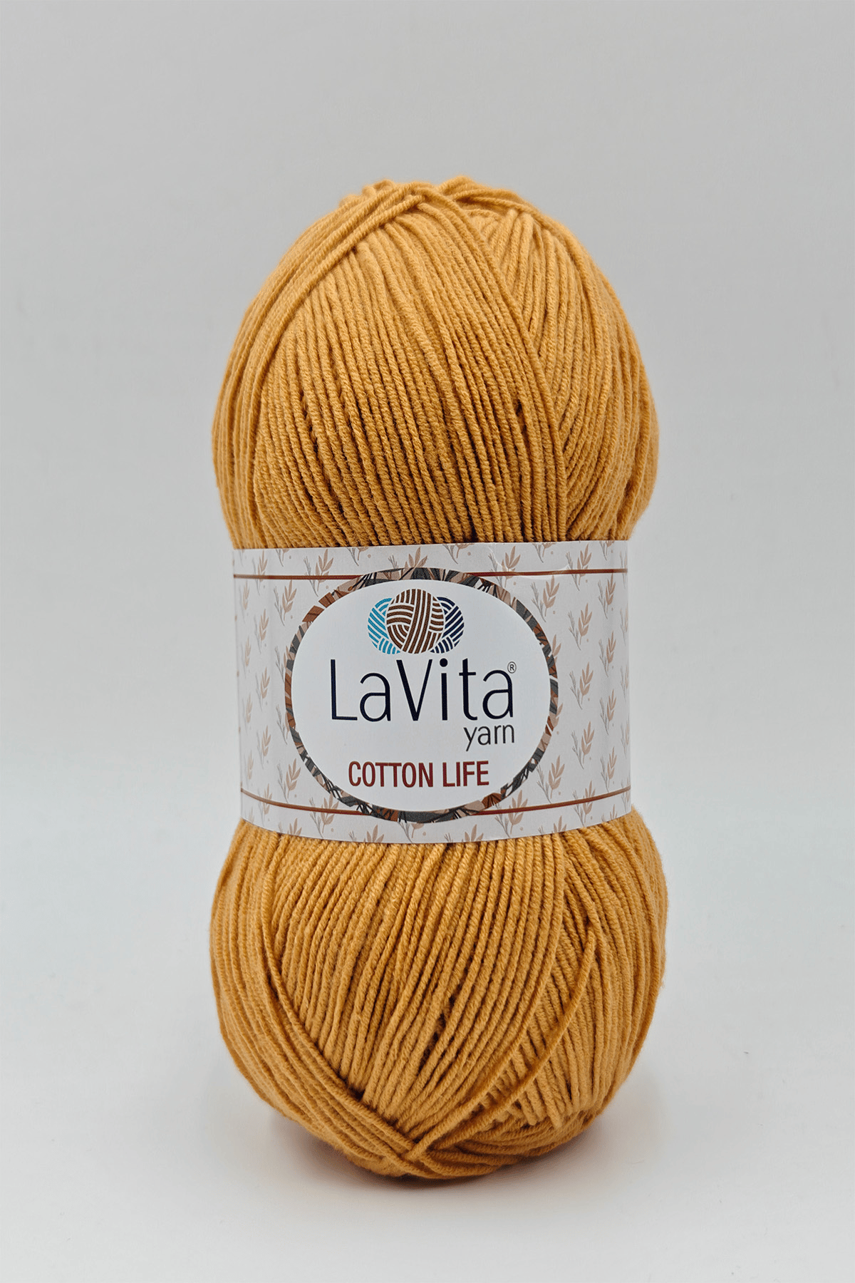 Cotton Life El Örgü İpi %50 Pamuk %50 Akrilik 100gr (2034 HARDAL)