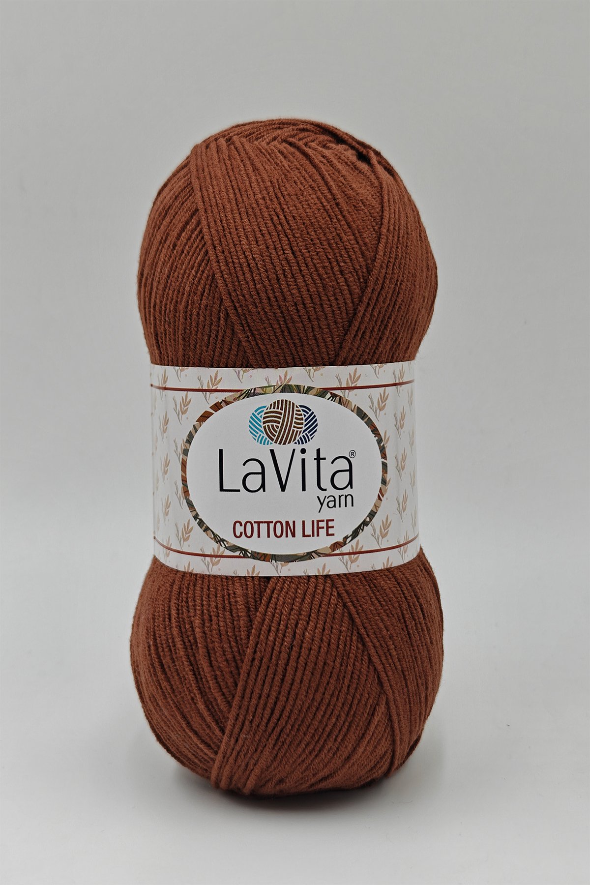 Cotton Life El Örgü İpi %50 Pamuk %50 Akrilik 100gr (7230 KAHVE)