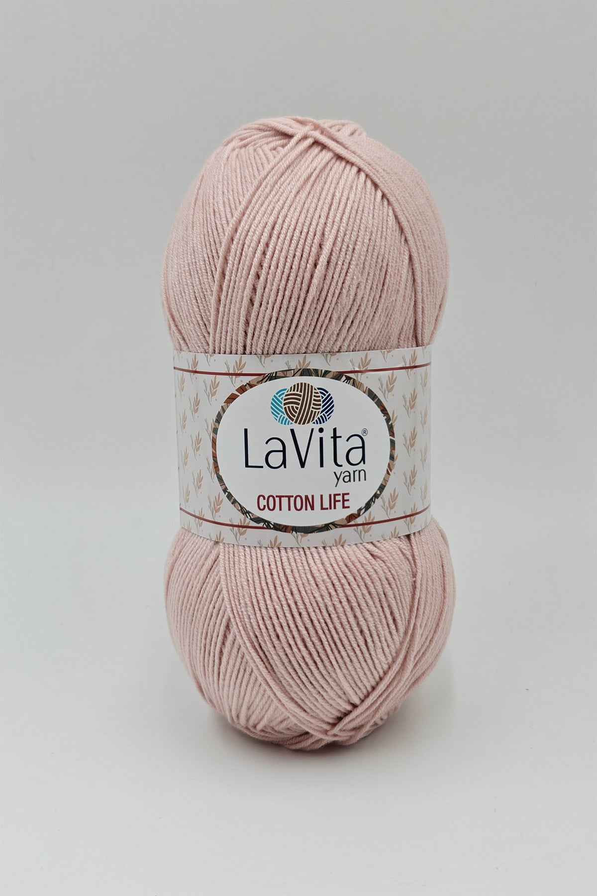 Cotton Life El Örgü İpi %50 Pamuk %50 Akrilik 100gr (4107 PUDRA)